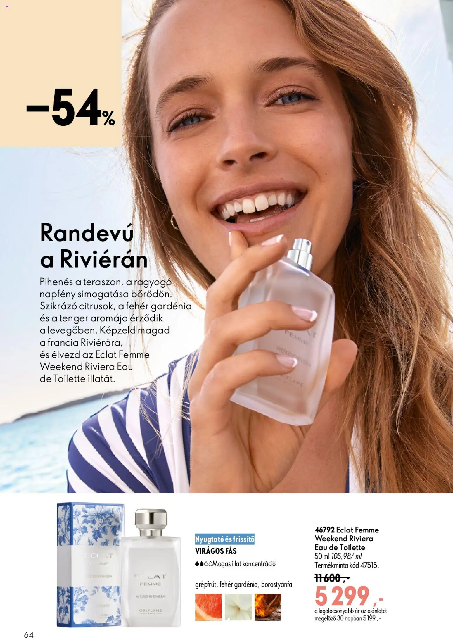 Oriflame akciós ujság - amely érvényes a következő dátumtól: 2026.07.08. | Oldal: 64