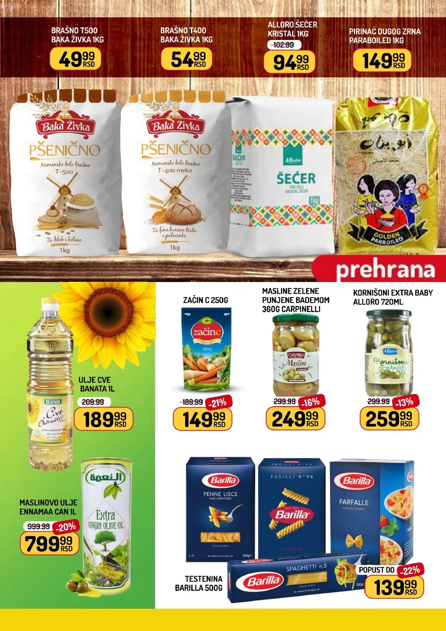 Aman katalog - važi od 08.05.2026 | Strana: 5 | Proizvode: Testenina, Masline, Ulje, Maslinovo ulje