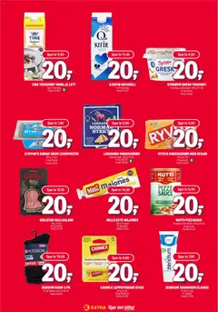 Forhåndsvisning av Coop Extra kundeavis gyldig fra 26/10/2026 | Side: 5 | Produkter: Honning, Pizza, And, Majones