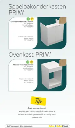 Brico Opberg- & keukencatalogus - Voorbeeld van een folder van Brico, geldig van 23/07/2026 | Pagina: 6 | Producten: Oven, De oven, Deuren