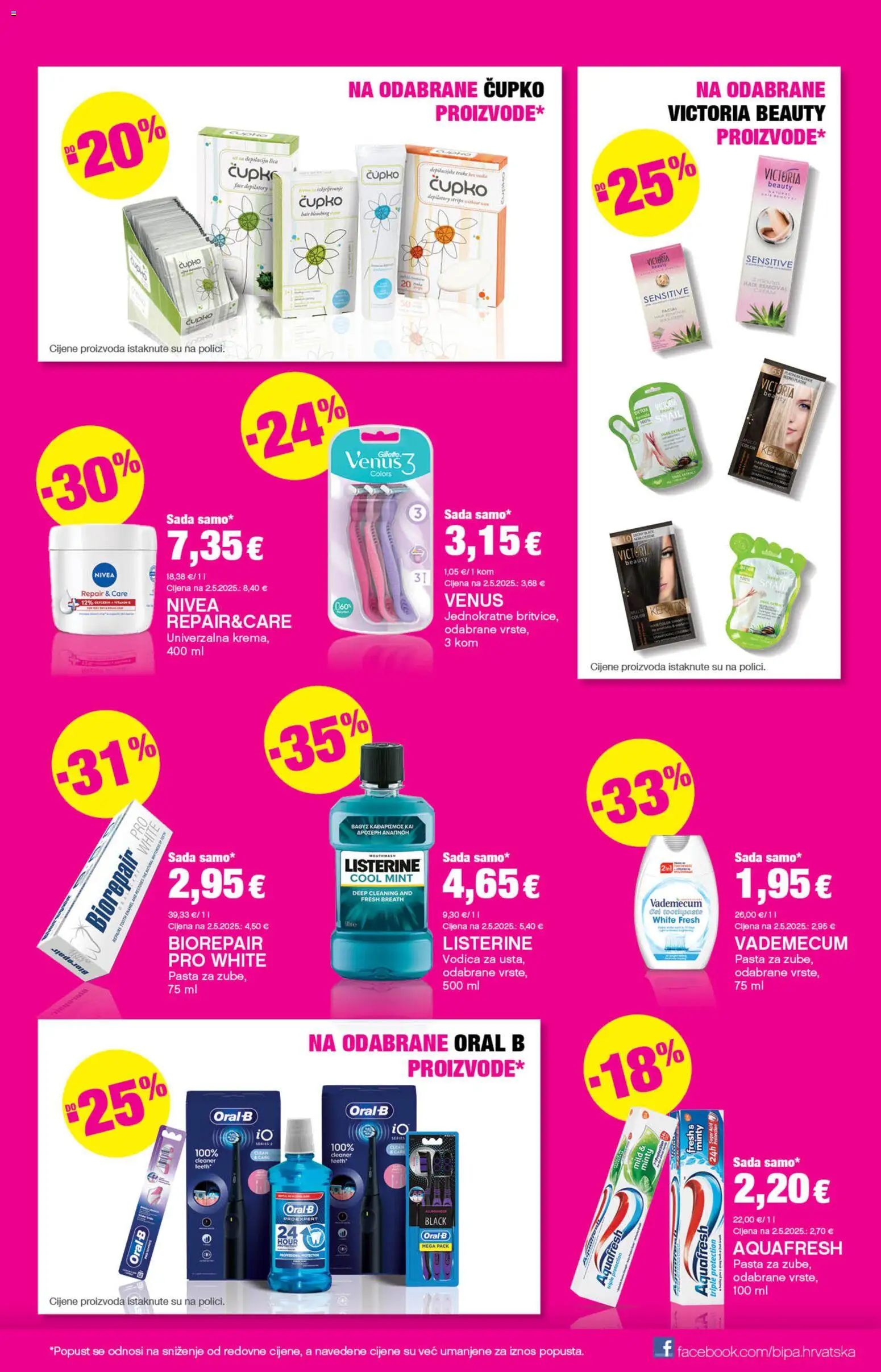 Bipa katalog | vrijedi od 28.05.2026 | Stranica: 19 | Proizvodi: Krema, Pasta, Nivea