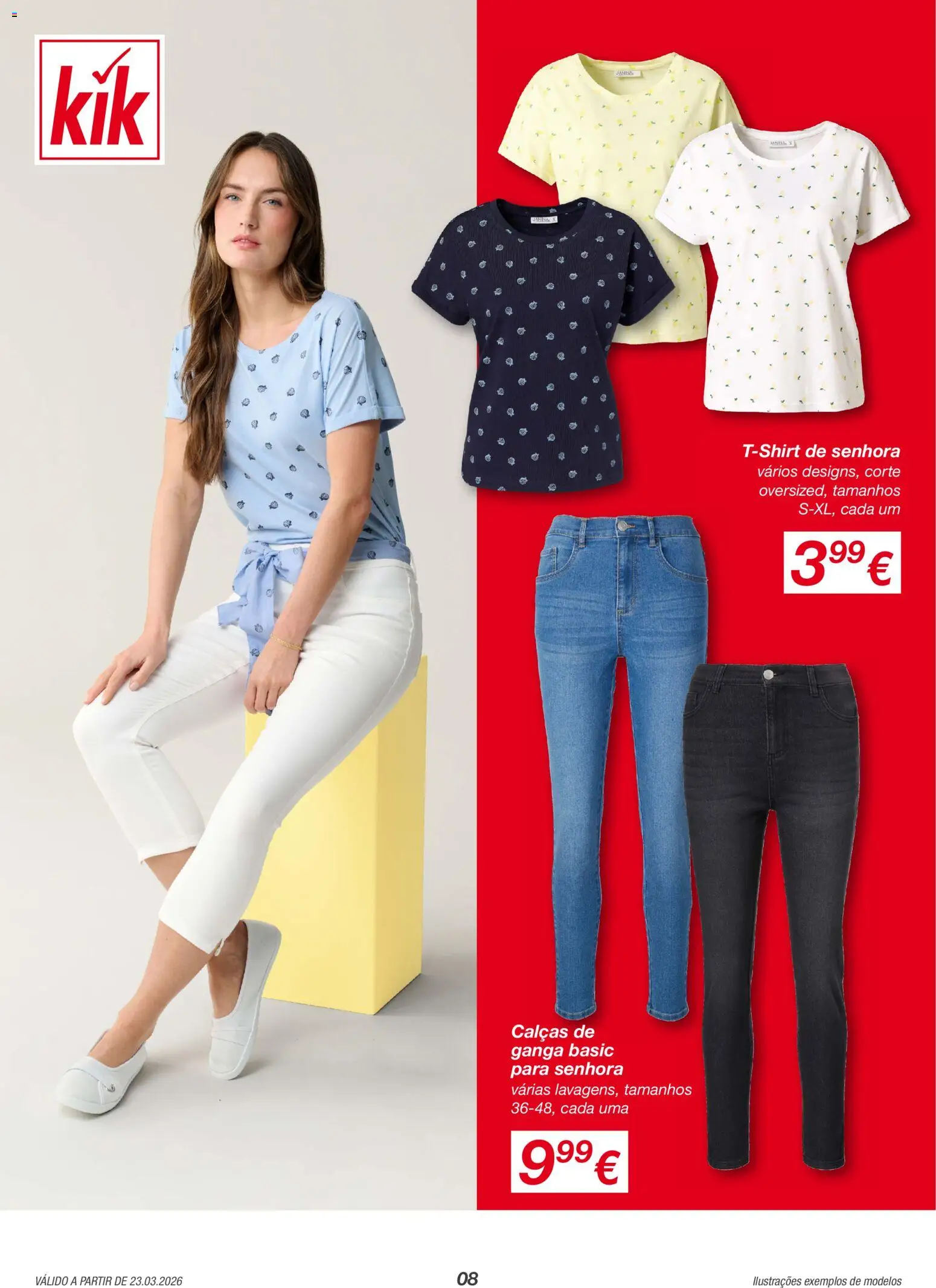 KIK folheto │ válido de 23.03.2026 | Página: 8 | Produtos: Calças