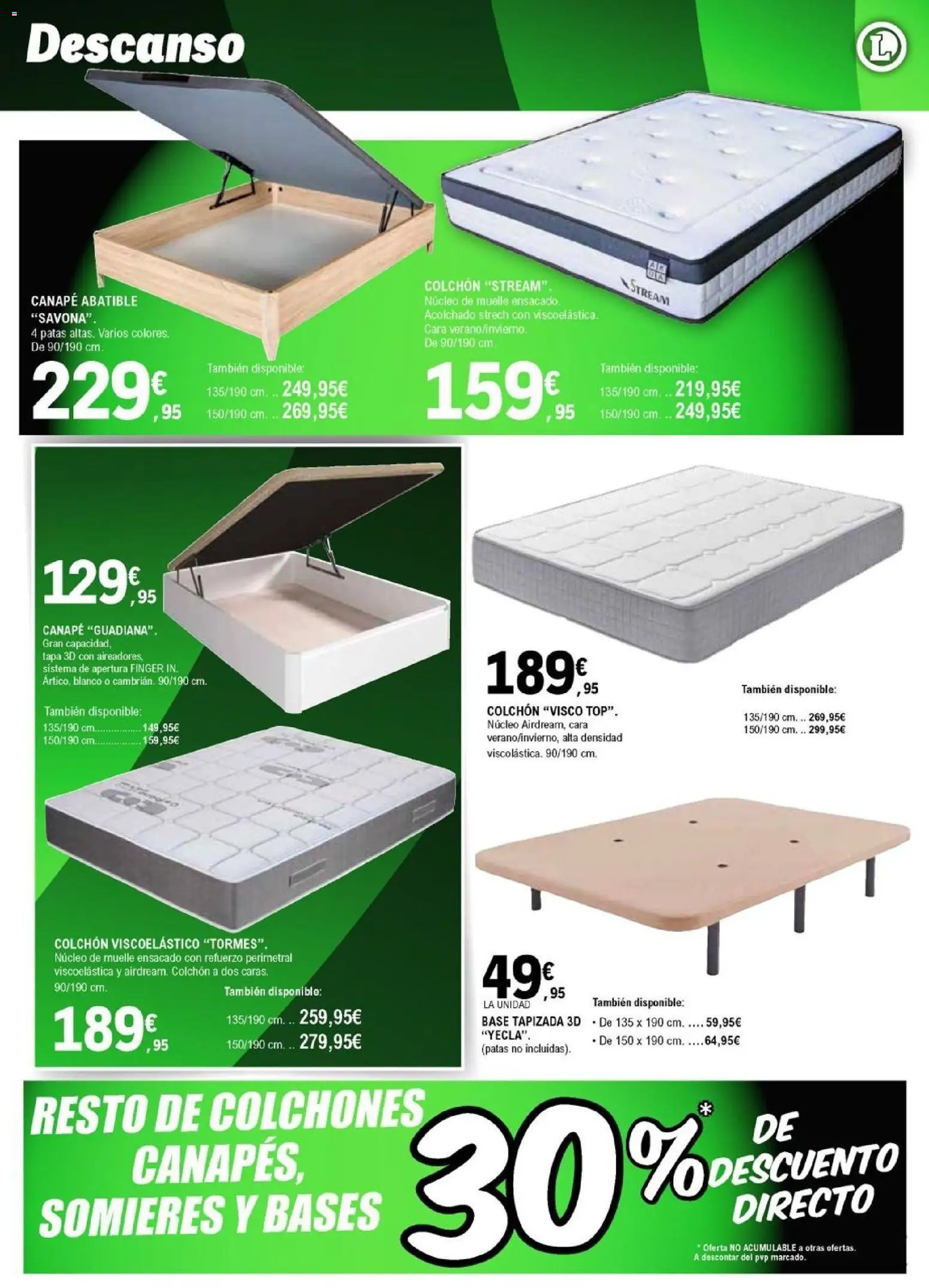 E.Leclerc folleto Salamanca │ válido desde el 09/09/2026 | Página: 11 | Productos: Colchon