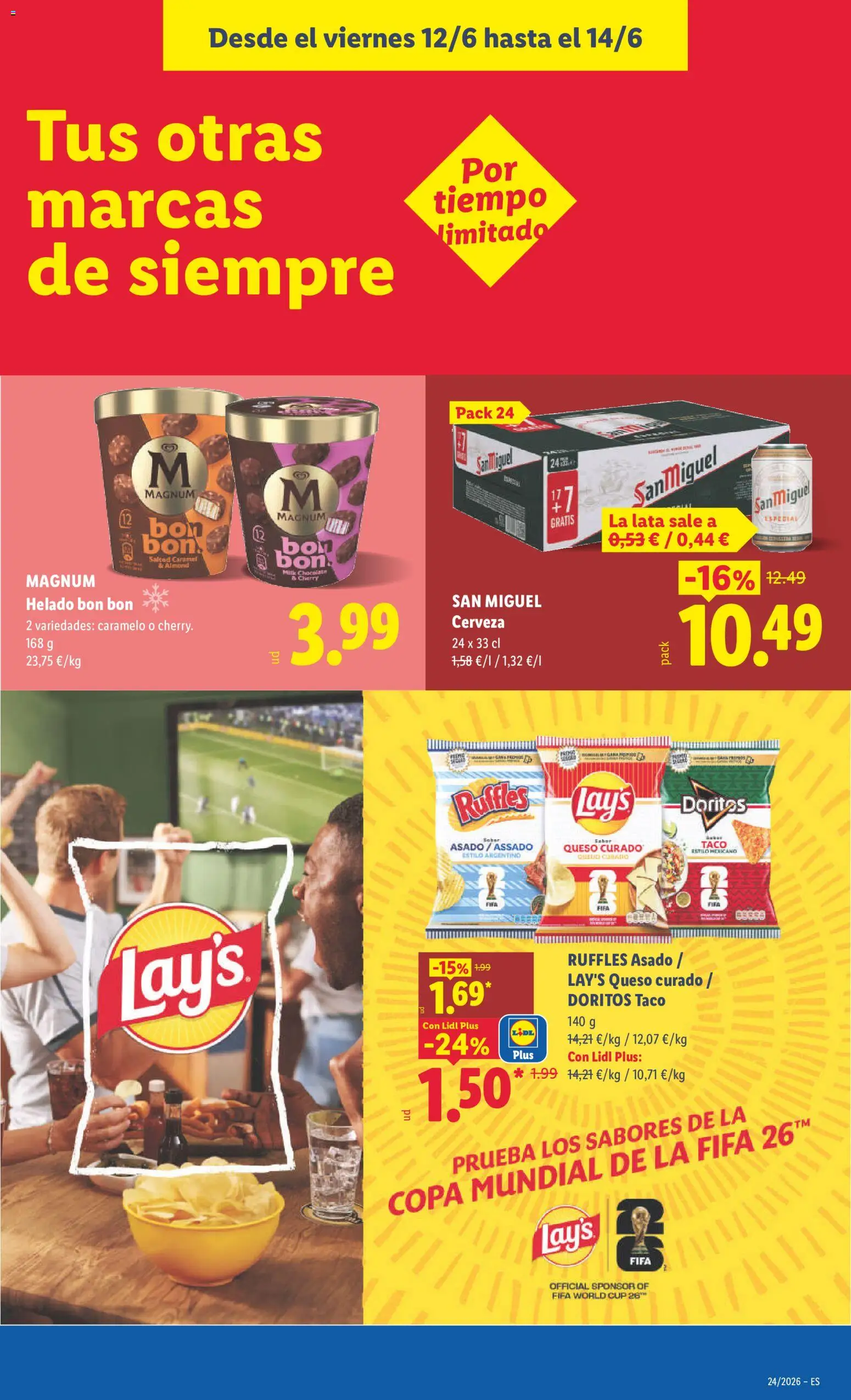 Lidl folleto │ válido desde el 08.06.2026 | Página: 47 | Productos: Queso, Cerveza, Helado