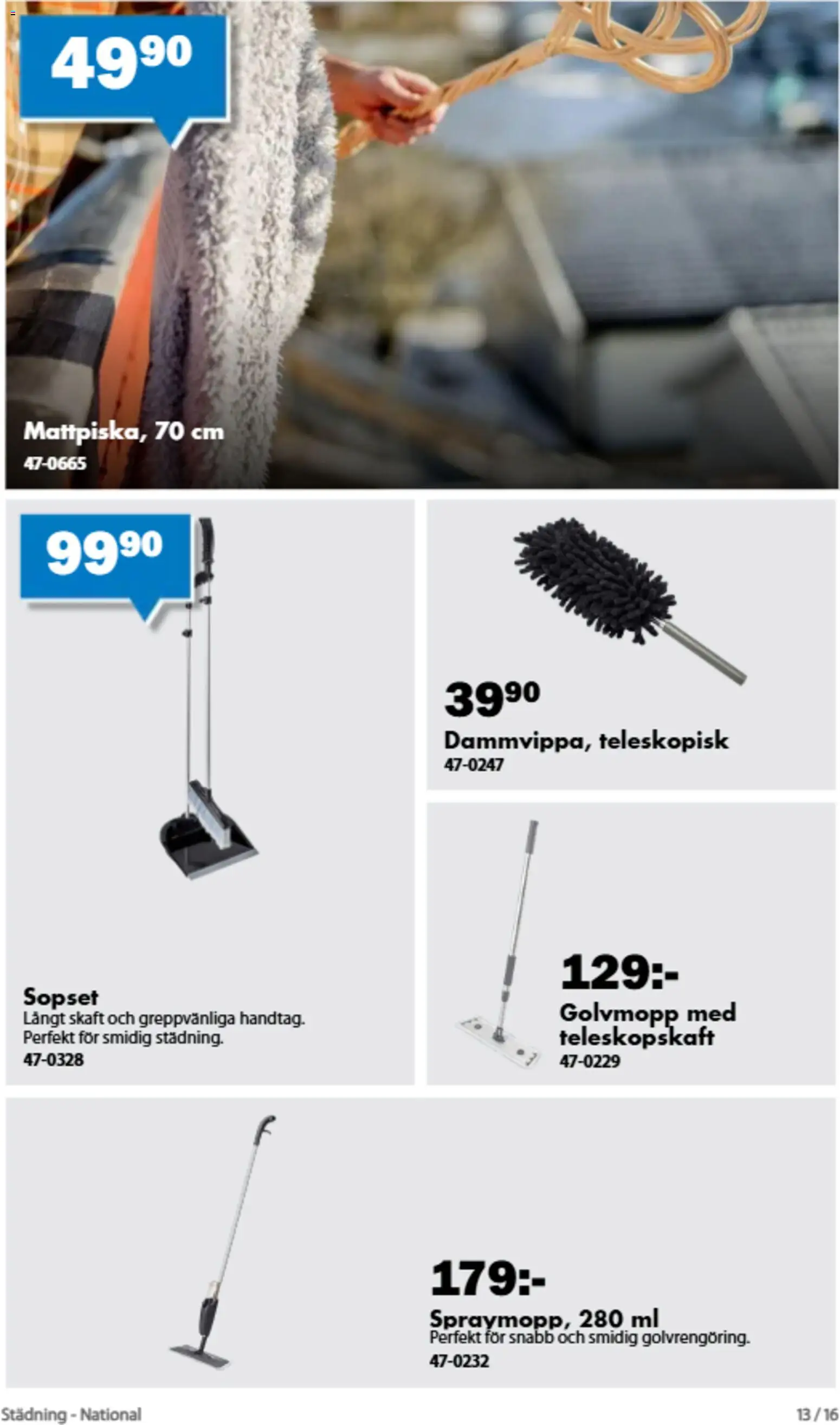 Biltema reklamblad aktuell från 20/08/2026 | Sida: 13 | Produkter: Golvmopp