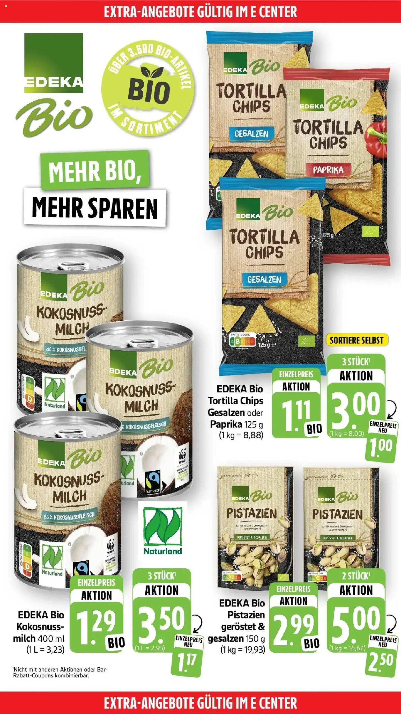 Edeka Prospekt Raunheim (ab 21.09.2026) » Angebote Online | Seite: 48 | Produkte: Milch, Pistazien, Paprika, Chips