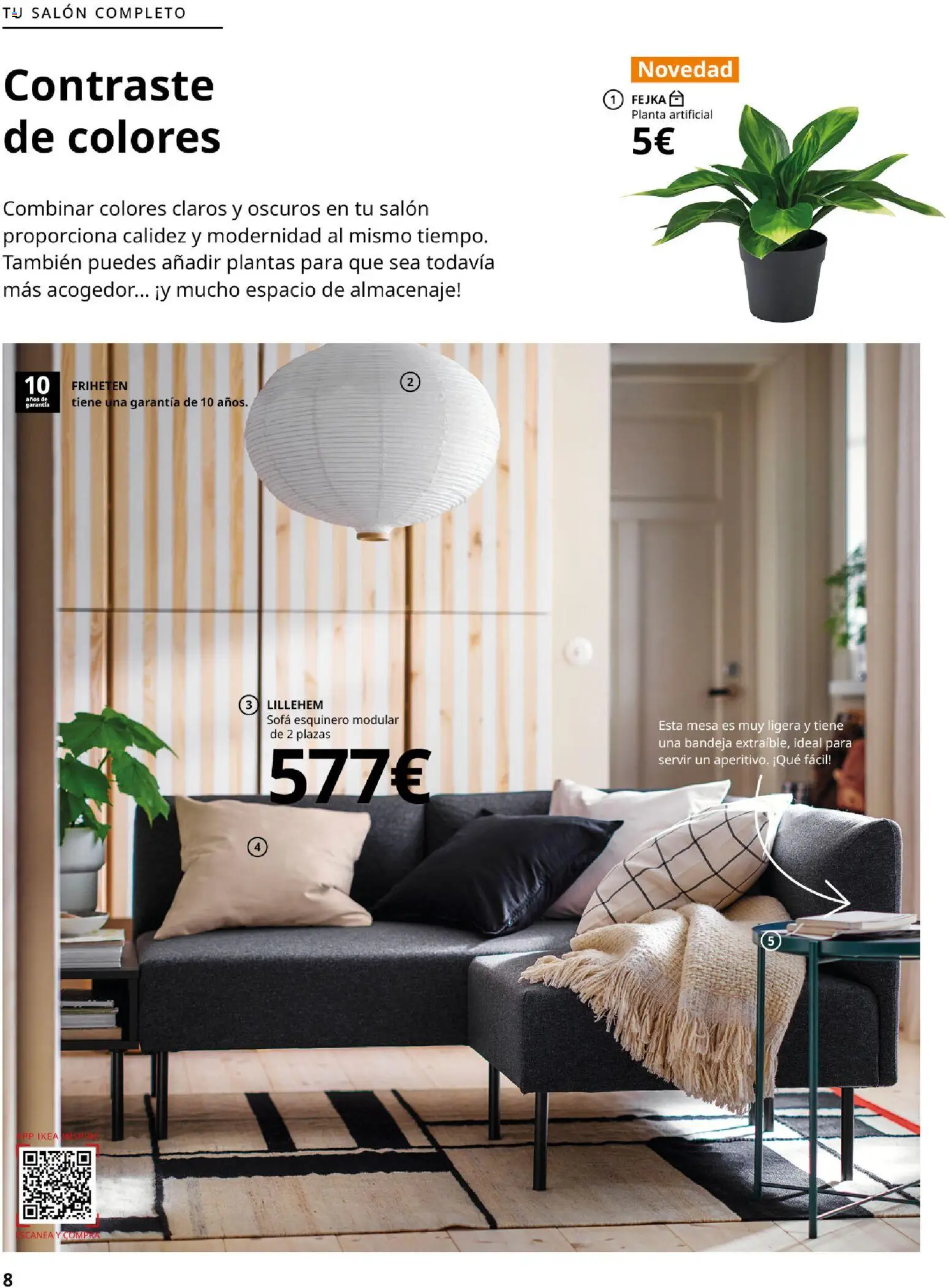 IKEA - Salones │ válido desde el 04/02/2026 | Página: 8 | Productos: Salón, Almacenaje, Sofá, Mesa
