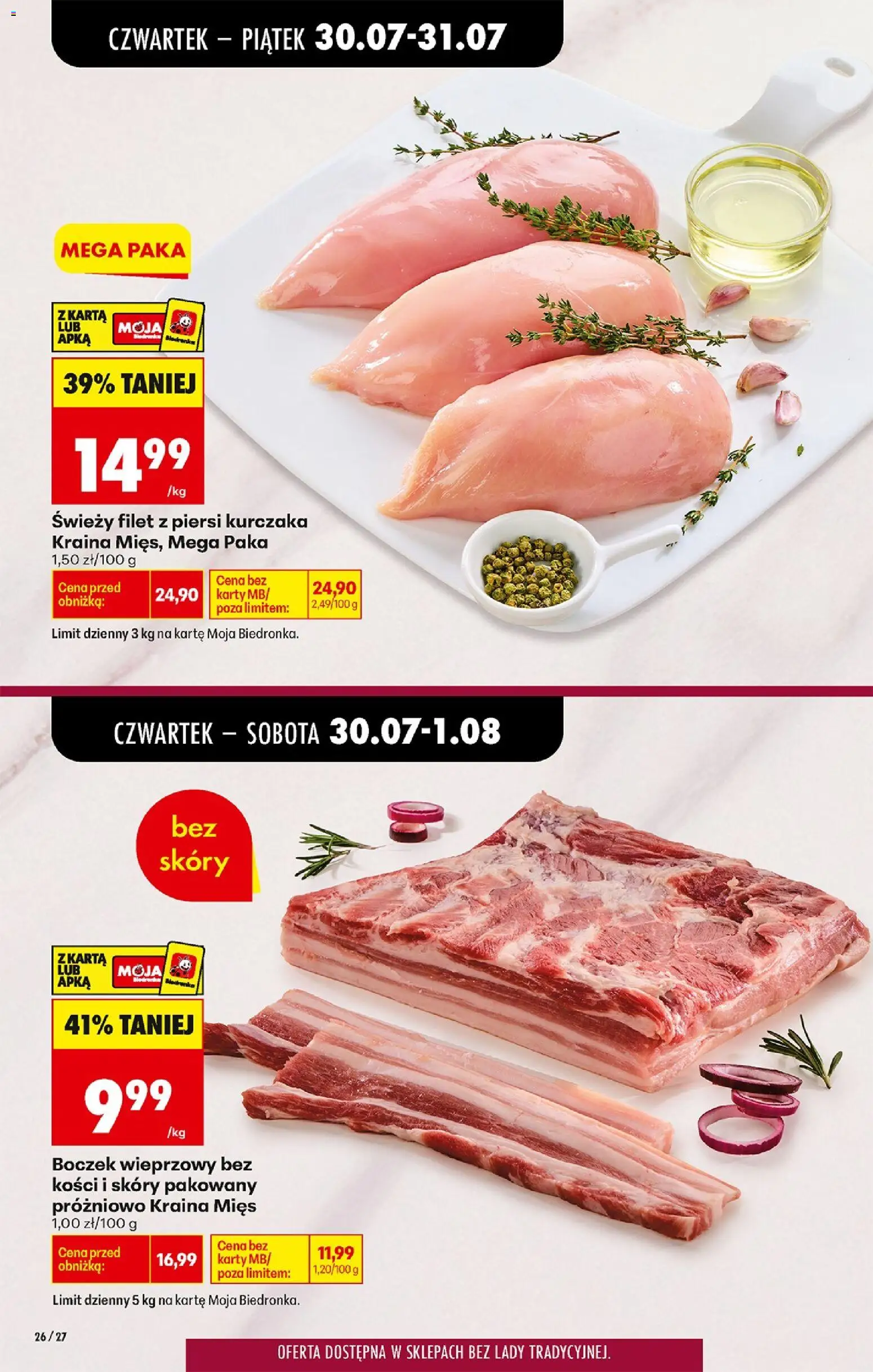 Biedronka Polsko leták - Codziennie niskie ceny od 30.07.2026 | Strana: 38 | Produkty: Filet, Karty