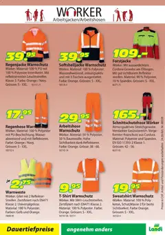 Landi aktionen Arbeitsbekleidung ab 10.06.2026 gültig | Seite: 10 | Produkte: Wasser, Regenjacke, Sweatshirt