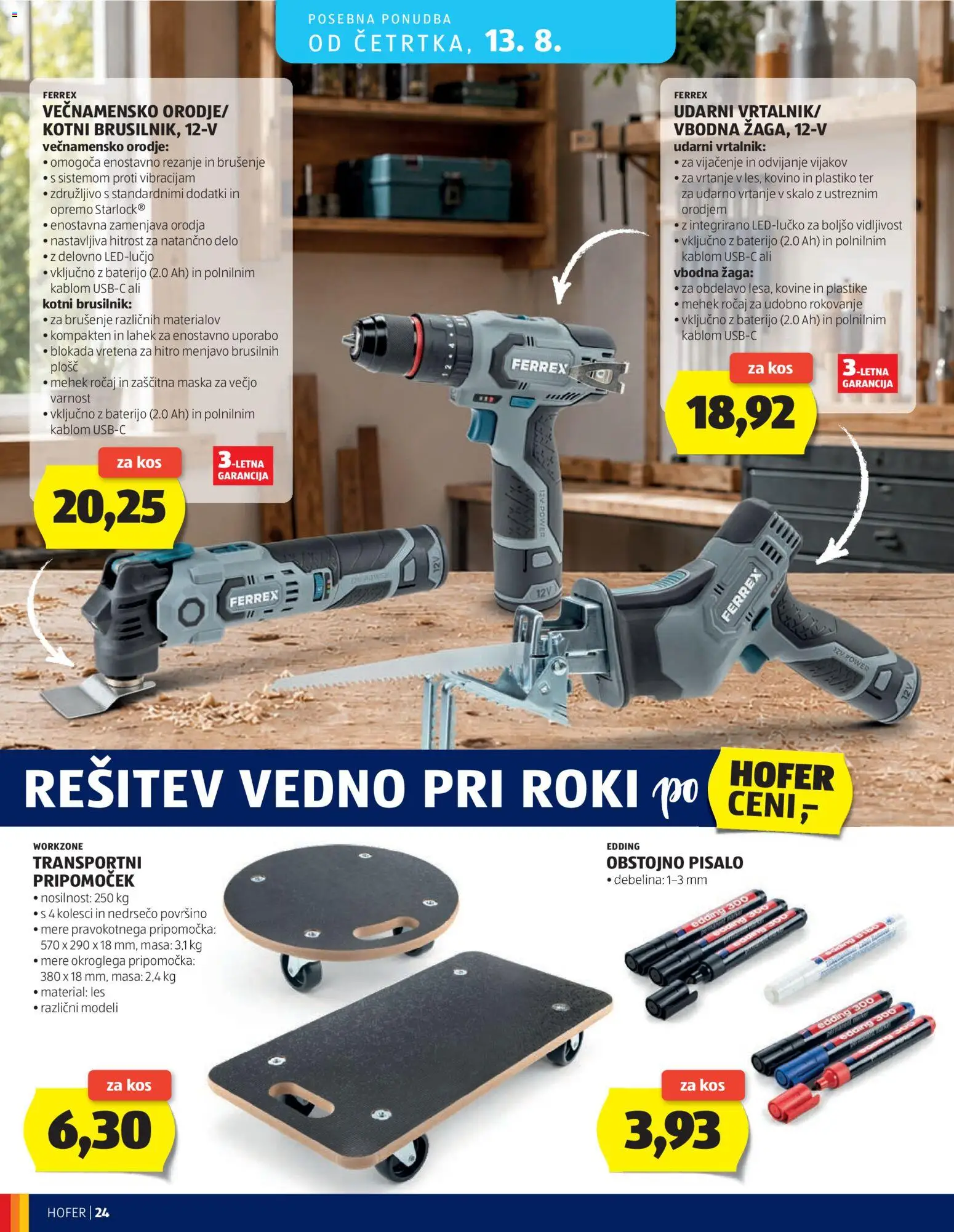 Novi Hofer katalog ponudbe – veljaven od 05.08.2026 | Stran: 24