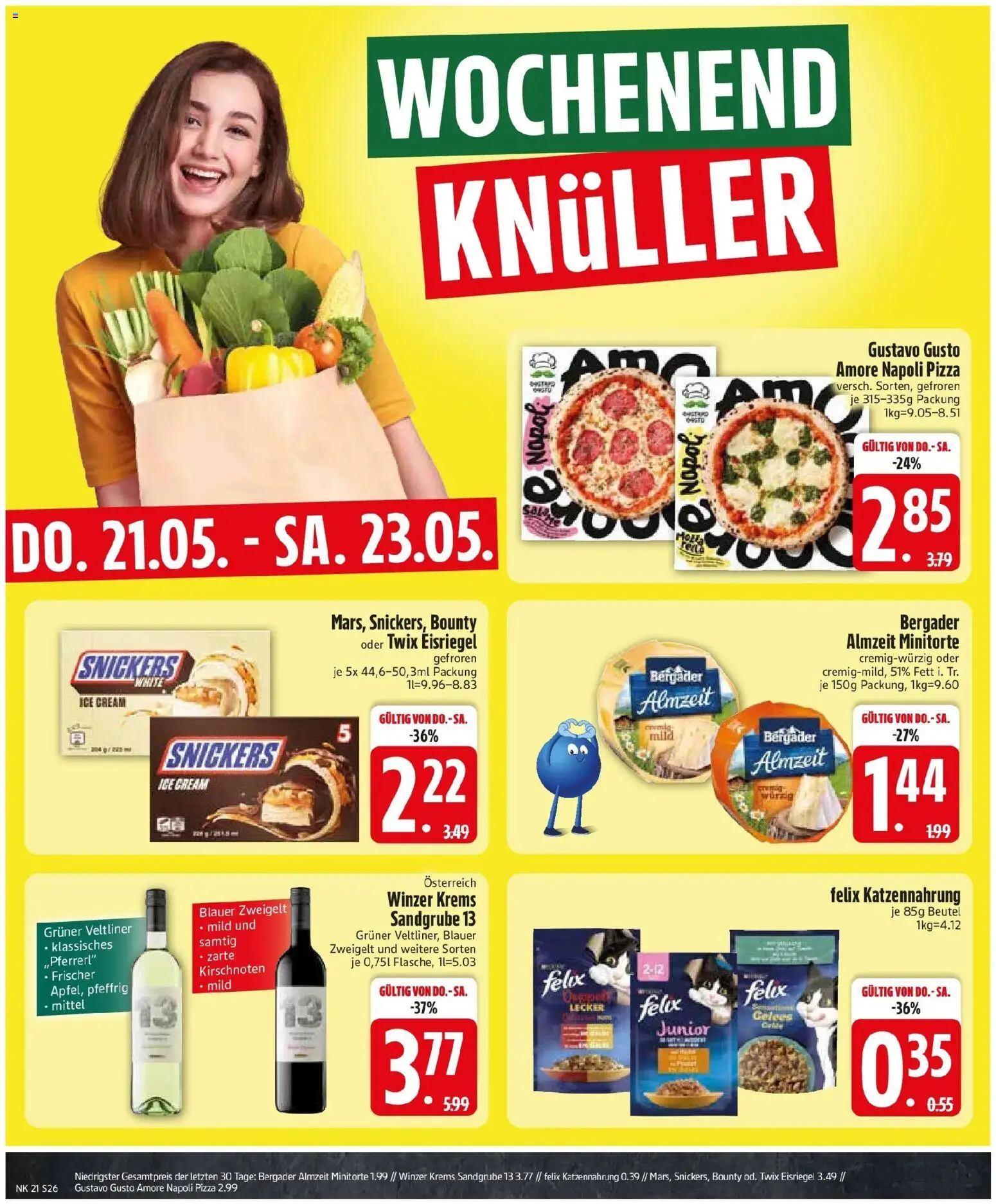 Edeka prospekt Markt Schwaben – gültig ab 18.05.2026 | Seite: 29 | Produkte: Gustavo gusto, Snickers, Twix, Pizza