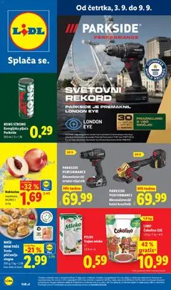 Lidl katalog akcije – veljaven od 03.09.2026