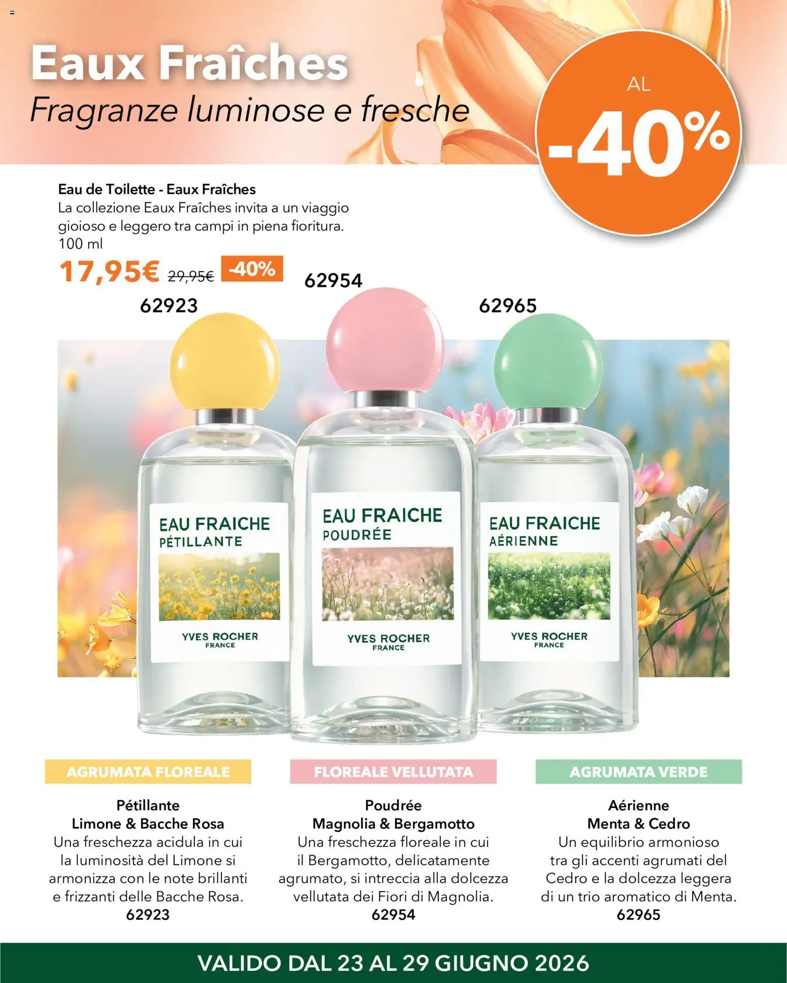 Volantino Yves Rocher del 23/06/2026 | Pagina: 8 | Prodotti: Limone, Menta