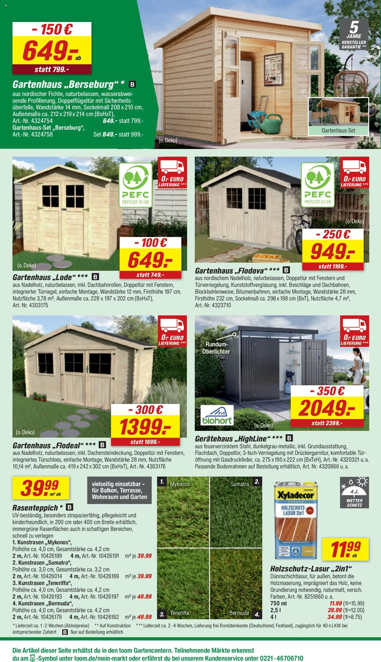 Toom Baumarkt Prospekt – gültig ab 23.05.2026 | Seite: 16 | Produkte: Bermuda, Tür