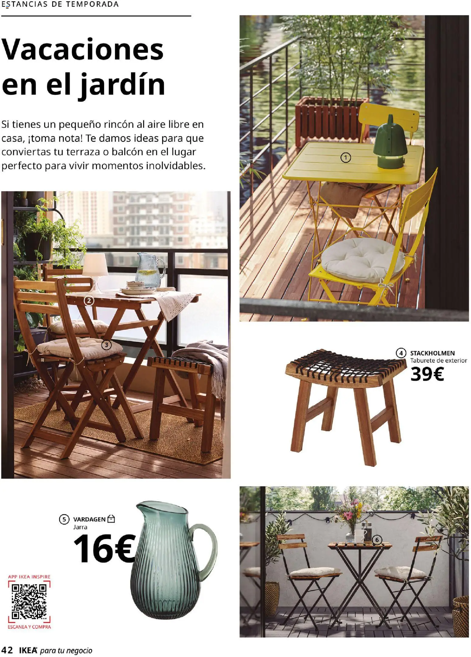 Catálogo IKEA para tu negocio │ válido desde el 01.02.2026 | Página: 42 | Productos: Taburete, Té