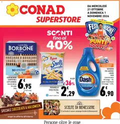 Anteprima del volantino Conad volantino Superstore Lazio valido a partire dal 21/10/2026