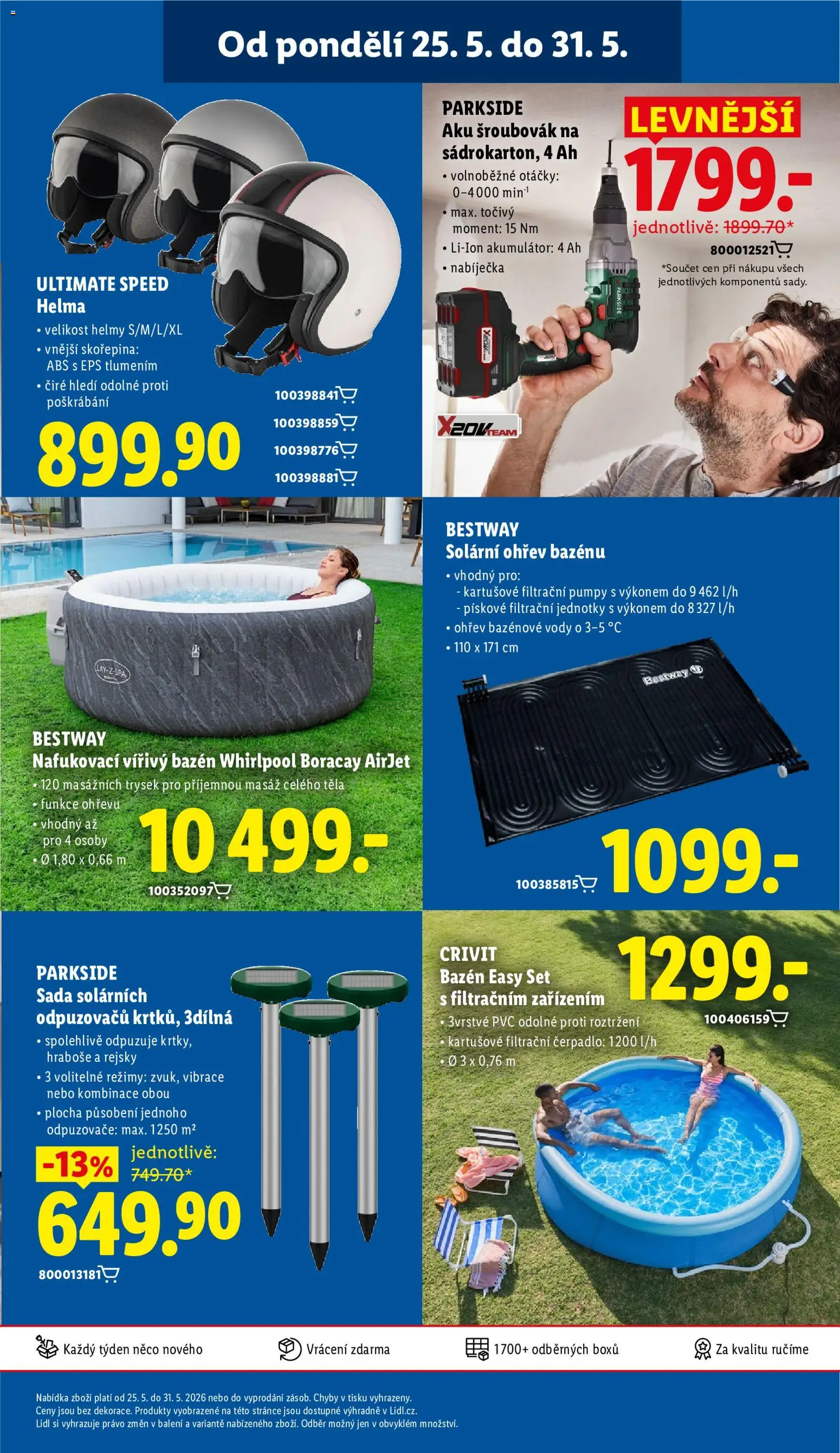 Lidl leták od 28.05.2026 | Strana: 47 | Produkty: Parkside, Ultimate Speed, Čerpadlo, Aku šroubovák
