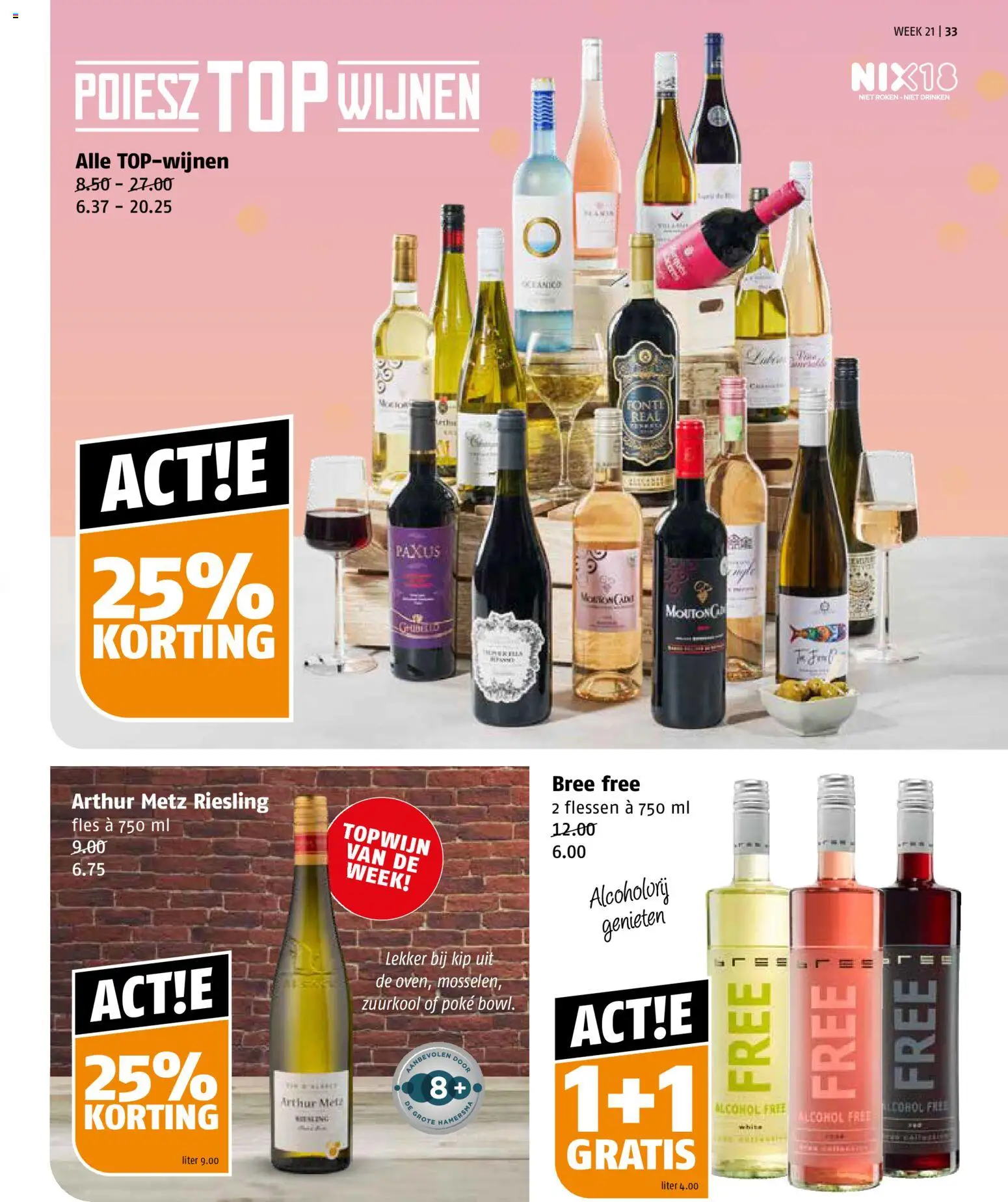 {H1} | Pagina: 33 | Producten: Fles, Kokusz, Kip, Alcohol