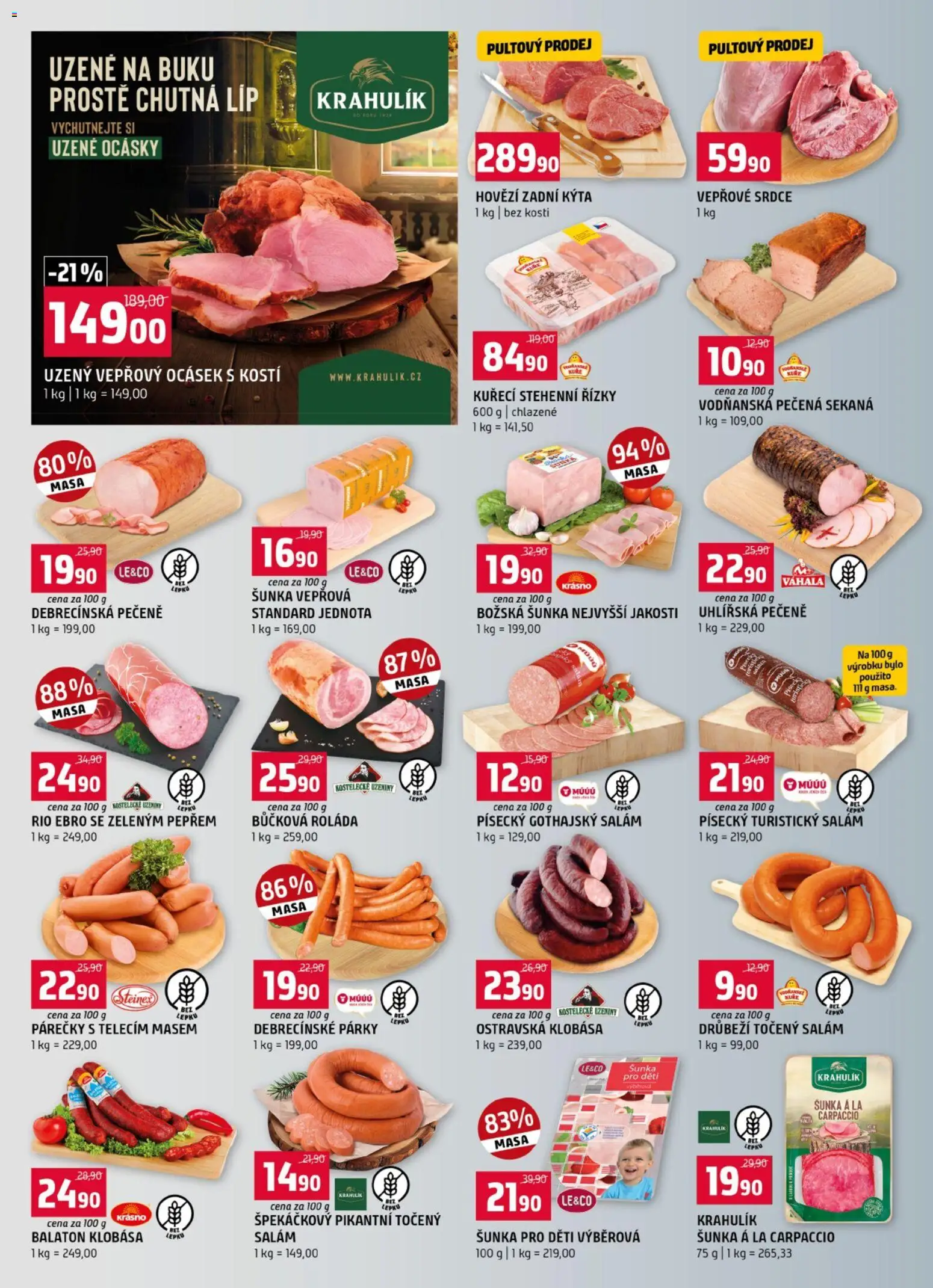 Terno leták od 08.07.2026 | Strana: 2 | Produkty: Salám, Hovězí zadní, Párky, Kýta