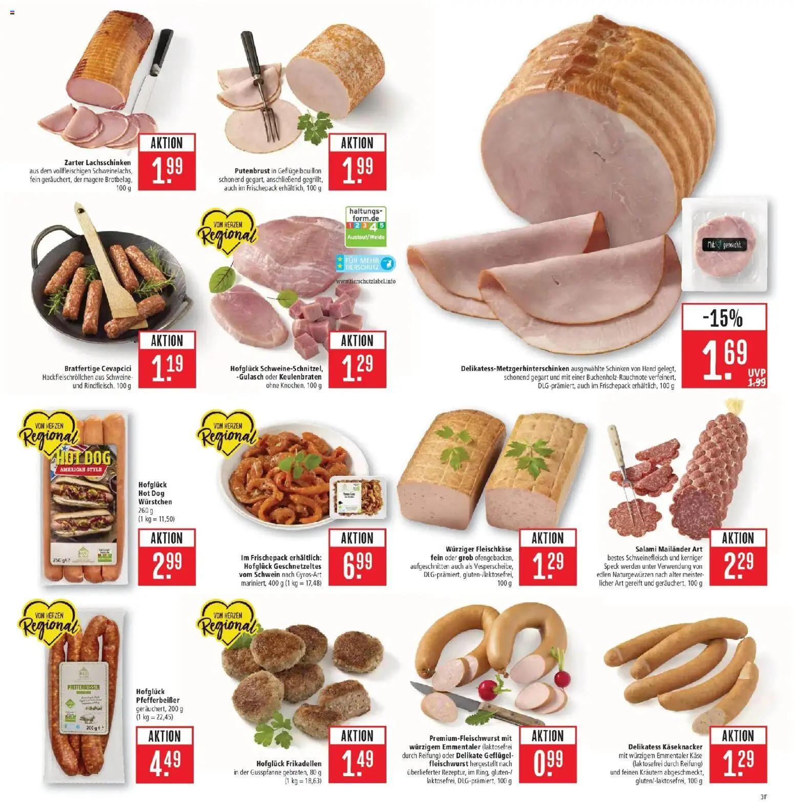 Marktkauf Prospekt Heidenheim – gültig ab 27.07.2026 | Seite: 3 | Produkte: Käse, Cevapcici, Schinken, Schweinefleisch