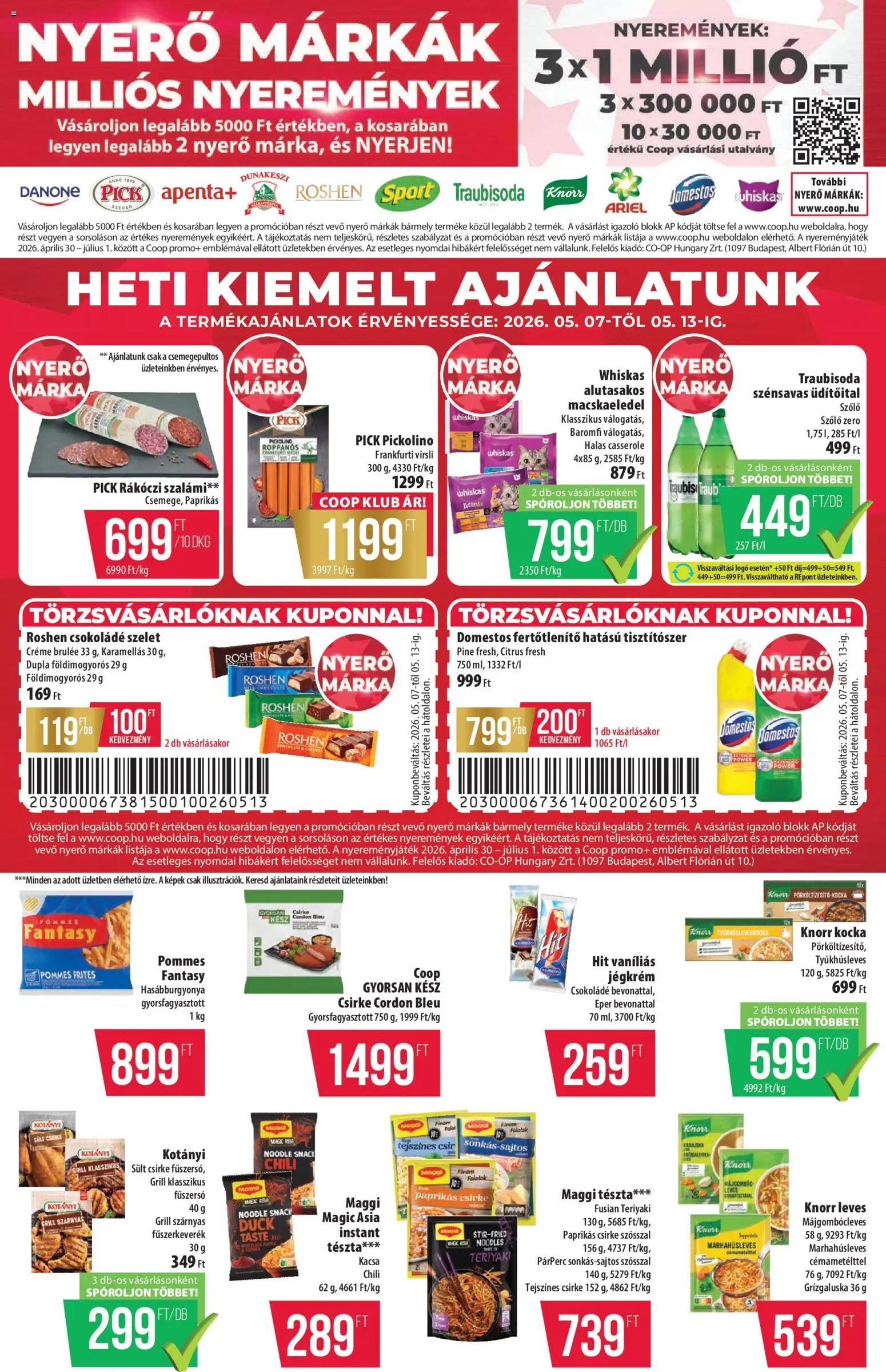 COOP akciós ujság - amely érvényes a következő dátumtól: 07.05.2026 | Oldal: 4