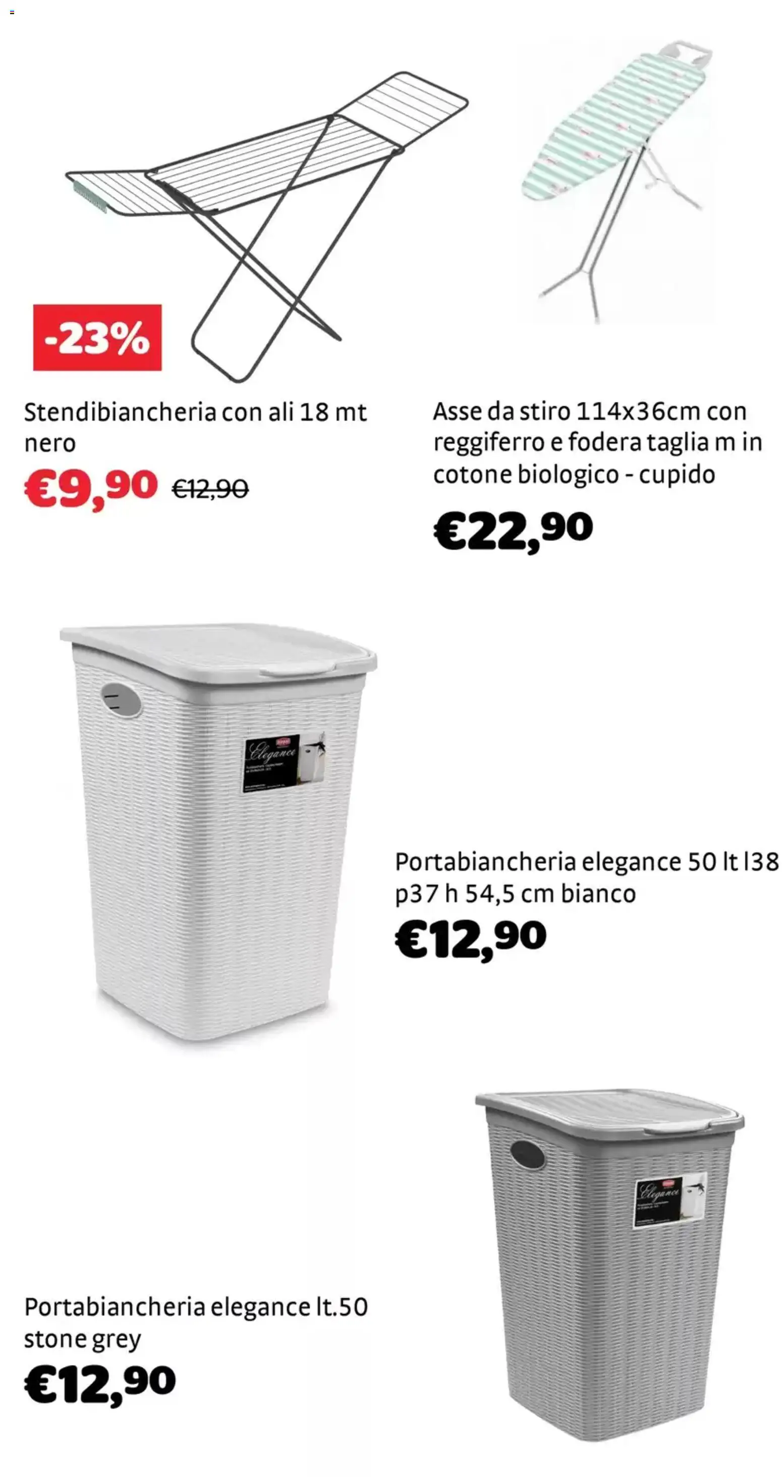 Volantino Brico Center del 04.02.2026 | Pagina: 23 | Prodotti: Stendibiancheria, Portabiancheria