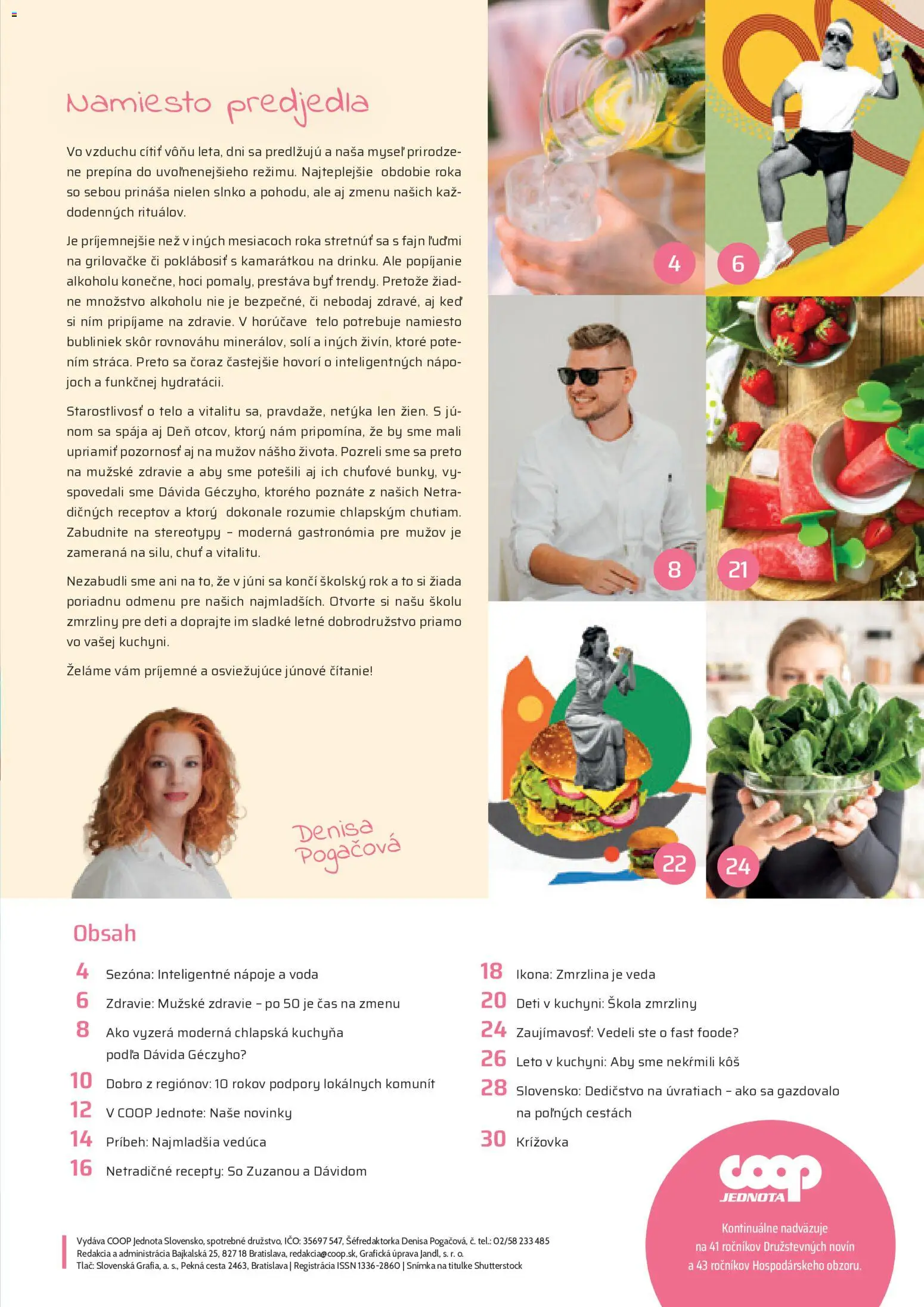 Nové COOP Jednota akcie – leták je platný od 01.06.2026 | Strana: 3 | Produkty: Kuchyňa, Kôš, Voda