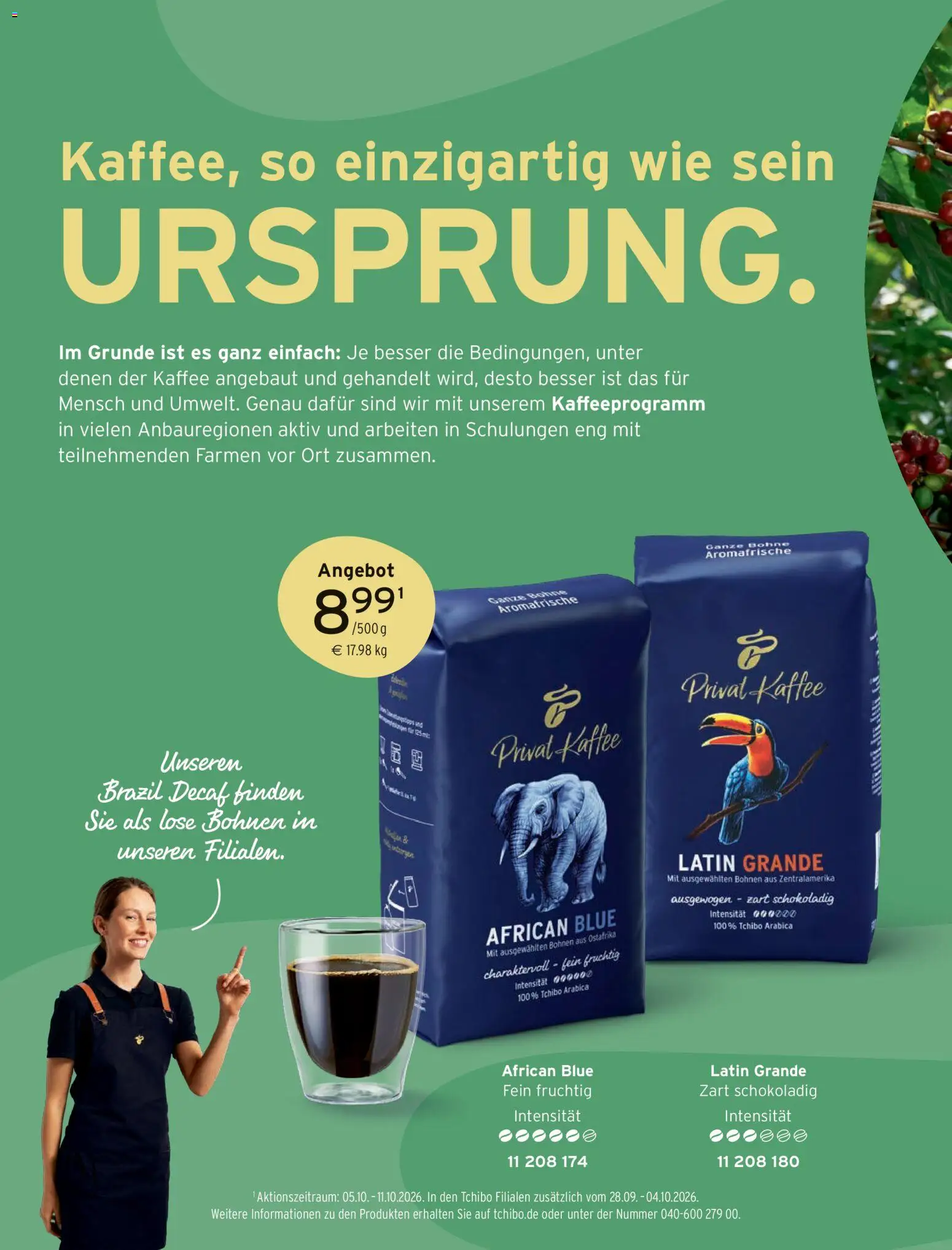 Angebote Tchibo – gültig ab 08.10.2026 | Seite: 176 | Produkte: Kaffee