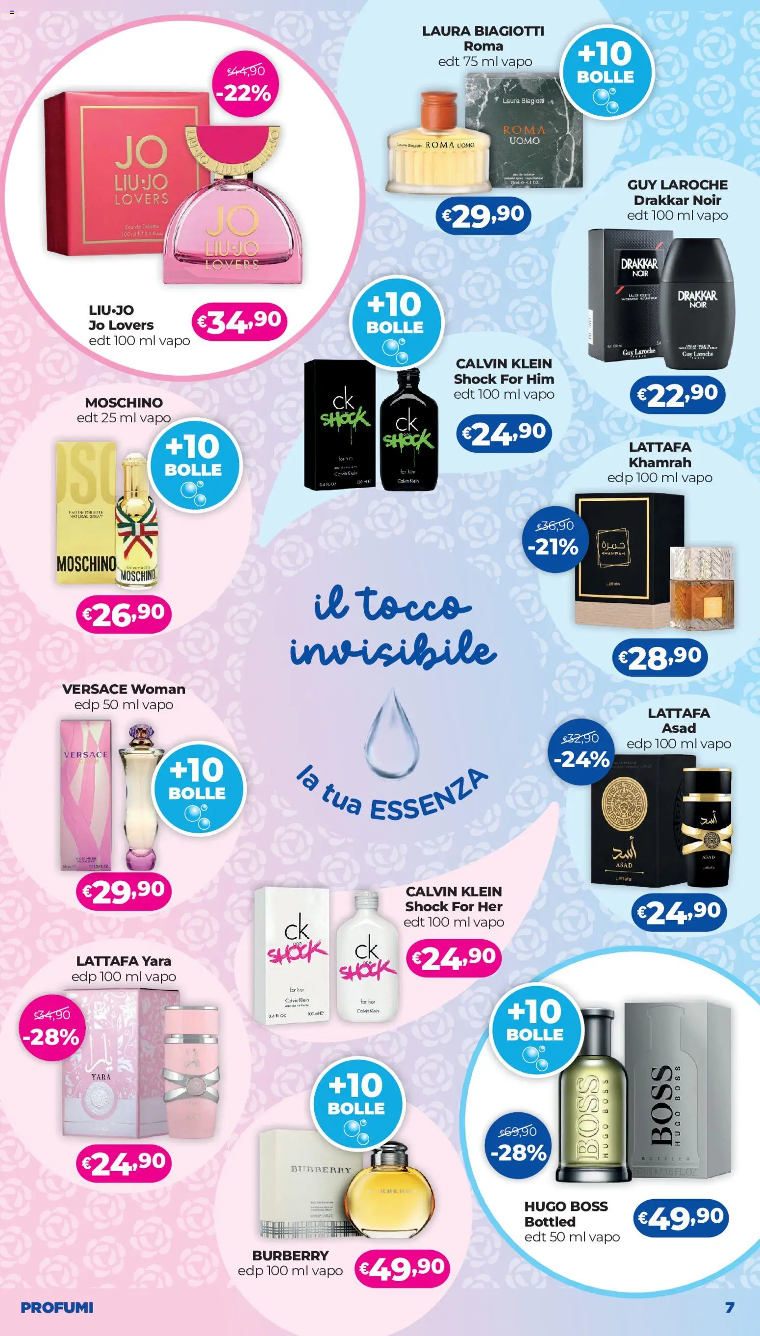 Volantino Acqua e Sapone del 24/09/2026 | Pagina: 7 | Prodotti: Profumi
