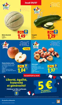 LIDL - Prévisualisation de Courgette, Le kilo, Catégorie 1, n°82345 valide à partir de 09/07/2026 | Page: 3