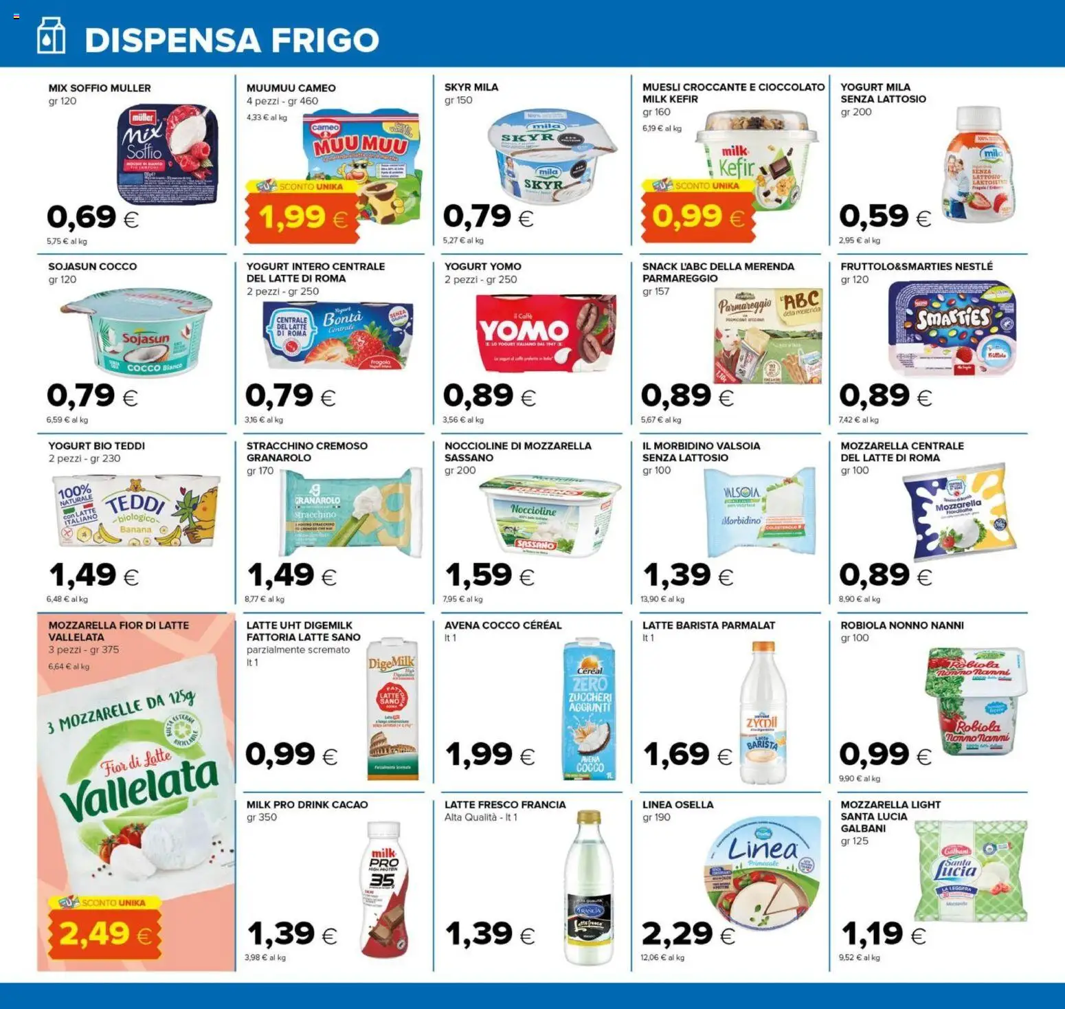 Volantino Tigre del 14/09/2026 | Pagina: 8 | Prodotti: Kefir, Mozzarella, Stracchino, Cacao
