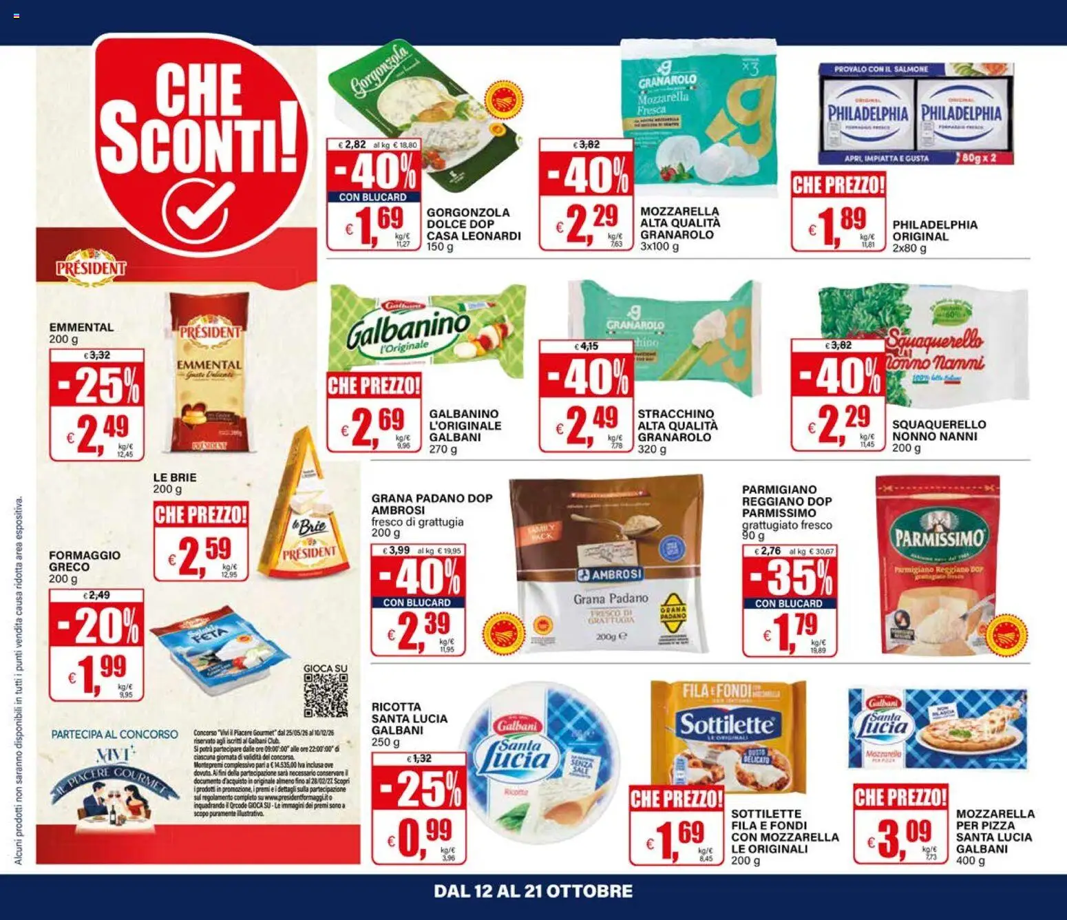 Volantino Il Gigante del 12/10/2026 | Pagina: 18 | Prodotti: Pizza, Grana Padano, Feta, Gorgonzola
