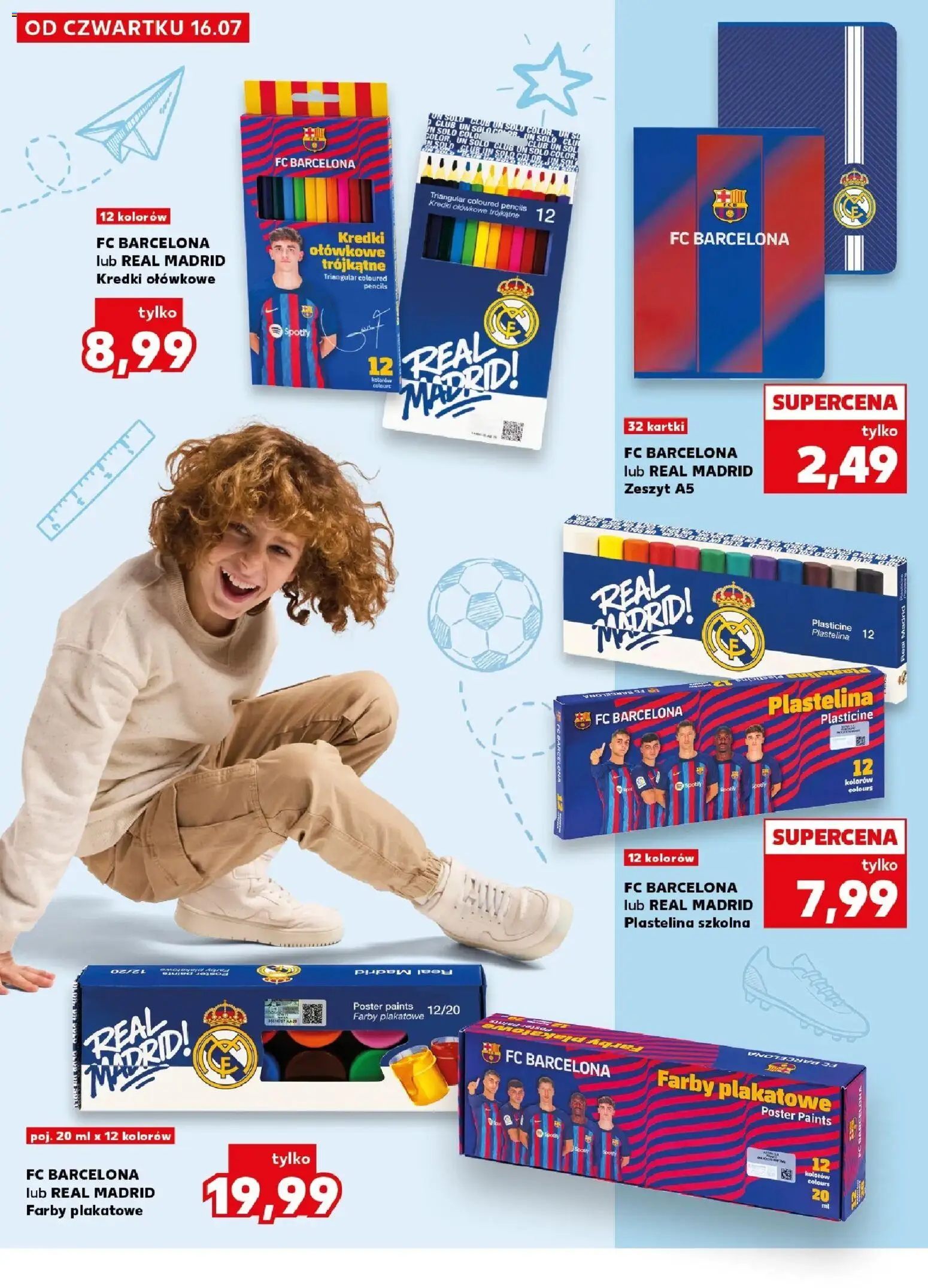 Kaufland gazetka - Katalog artykułów szkolnych od 16.07.2026 | Strona: 14 | Produkty: Plastelina, Notebook, Zeszyt, Kredki