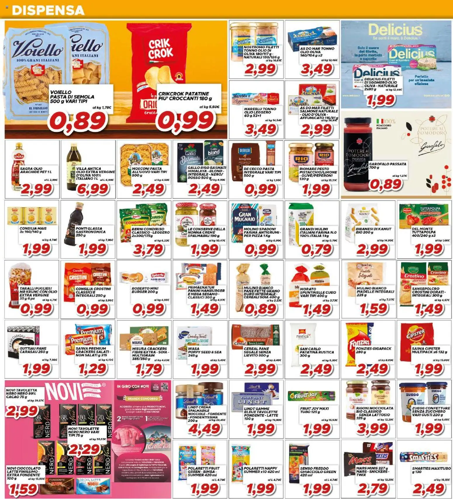 Volantino Ma Supermercati del 20.05.2026 | Pagina: 12 | Prodotti: Pizza, Zucchero, Crostini, Hamburger