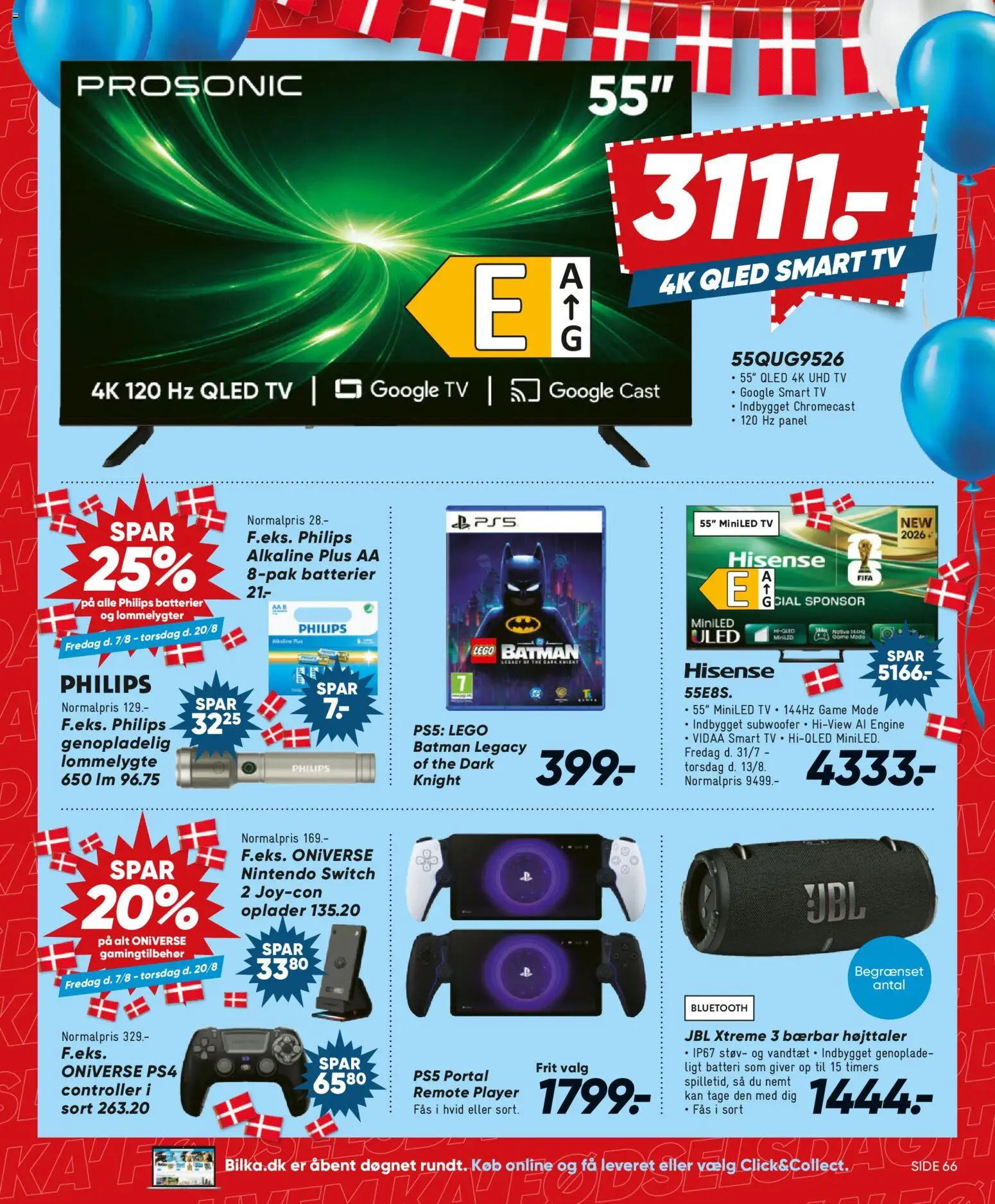 Bilka tilbudsavis – gyldig fra 07/08/2026 | Side: 15 | Produkter: Batterier, Smart TV, TV, Batteri
