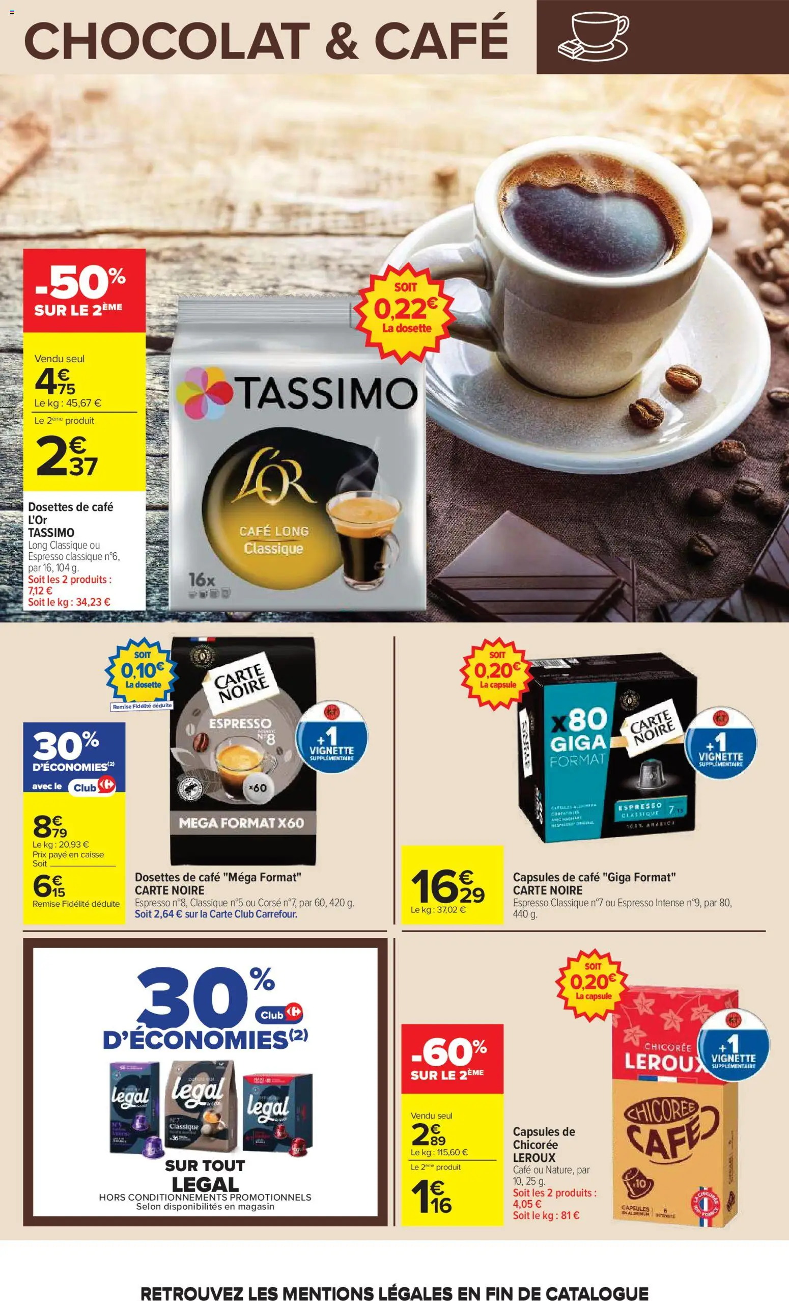 {H1} | Page: 30 | Produits: Capsules, Café, Chocolat, Capsules de café