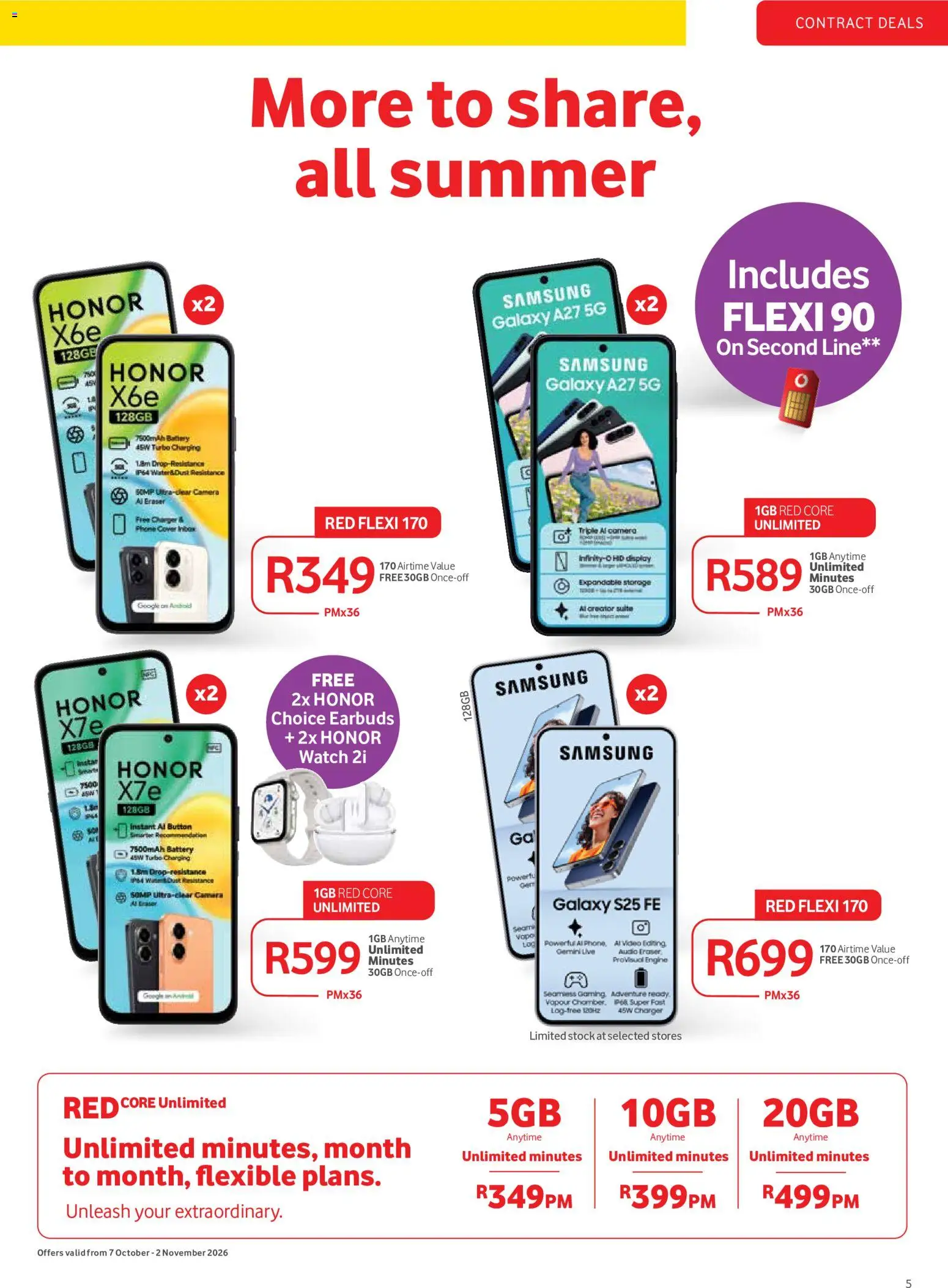 New Makro catalogue – valid from 07/10/2026 | Page: 5 | Products: Earbuds, Battery, Charger, Stock