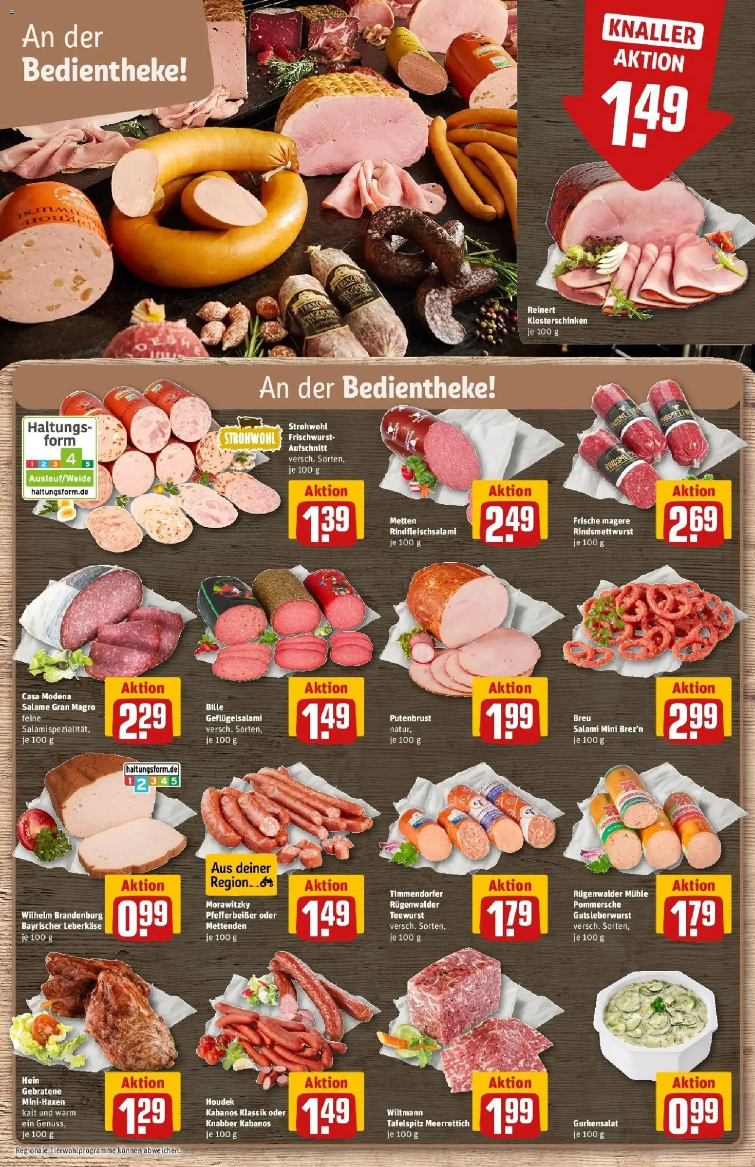 REWE Prospekt ab 21.09.2026 zum Blättern » Angebote | Seite: 16 | Produkte: Tafelspitz, Mühle, Salami, Morawitzky