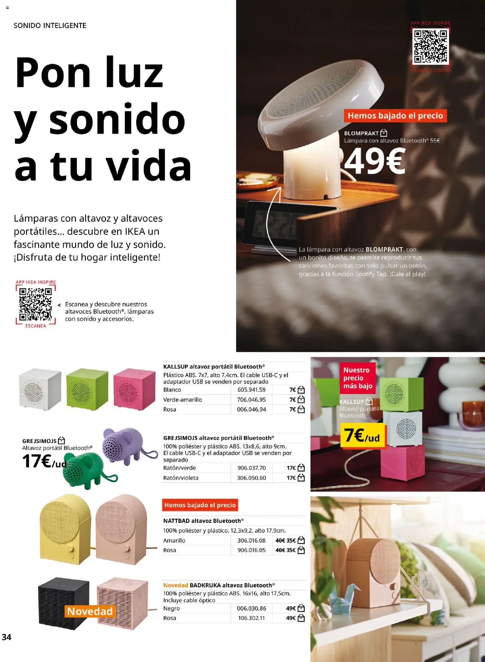 IKEA - Iluminación y hogar inteligente │ válido desde el 29/09/2026 | Página: 34