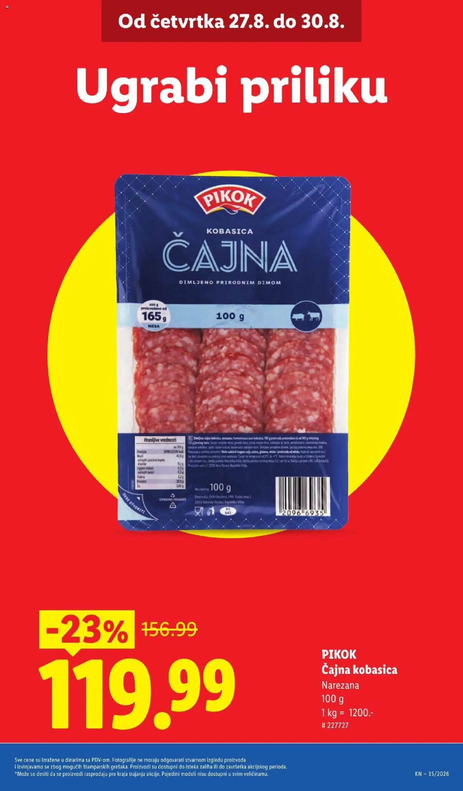 Lidl katalog - važi od 27.08.2026 | Strana: 7