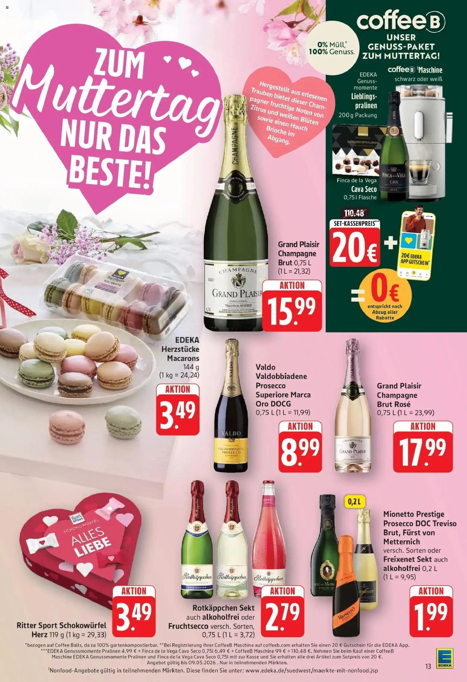 Edeka prospekt Geislingen	 – gültig ab 04.05.2026 | Seite: 15 | Produkte: Rotkappchen sekt, Furst von metternich, Sekt, Prosecco