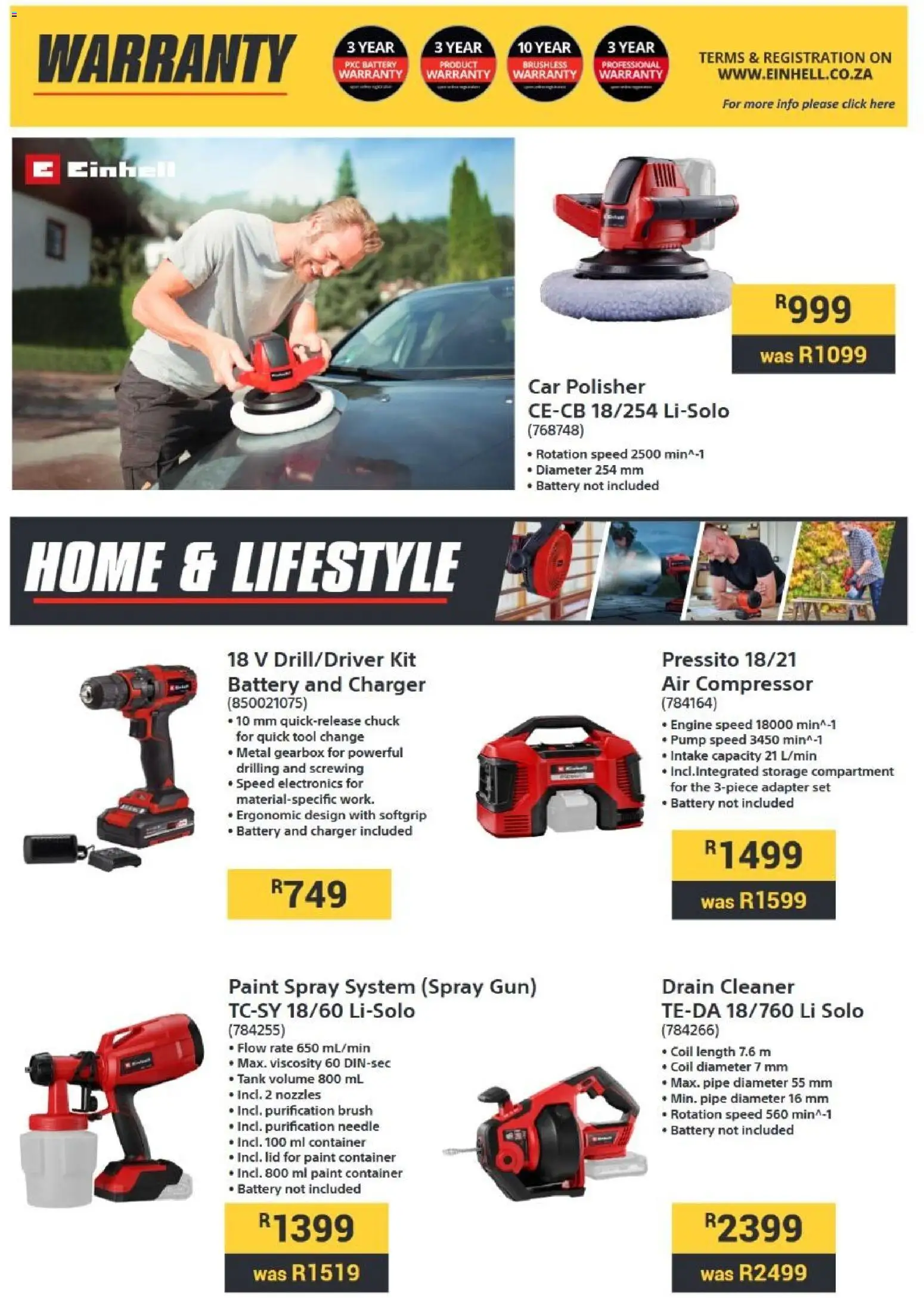 New Builders catalogue – valid from 01/09/2026 | Page: 4 | Products: Tank, Battery, Compressor, Charger