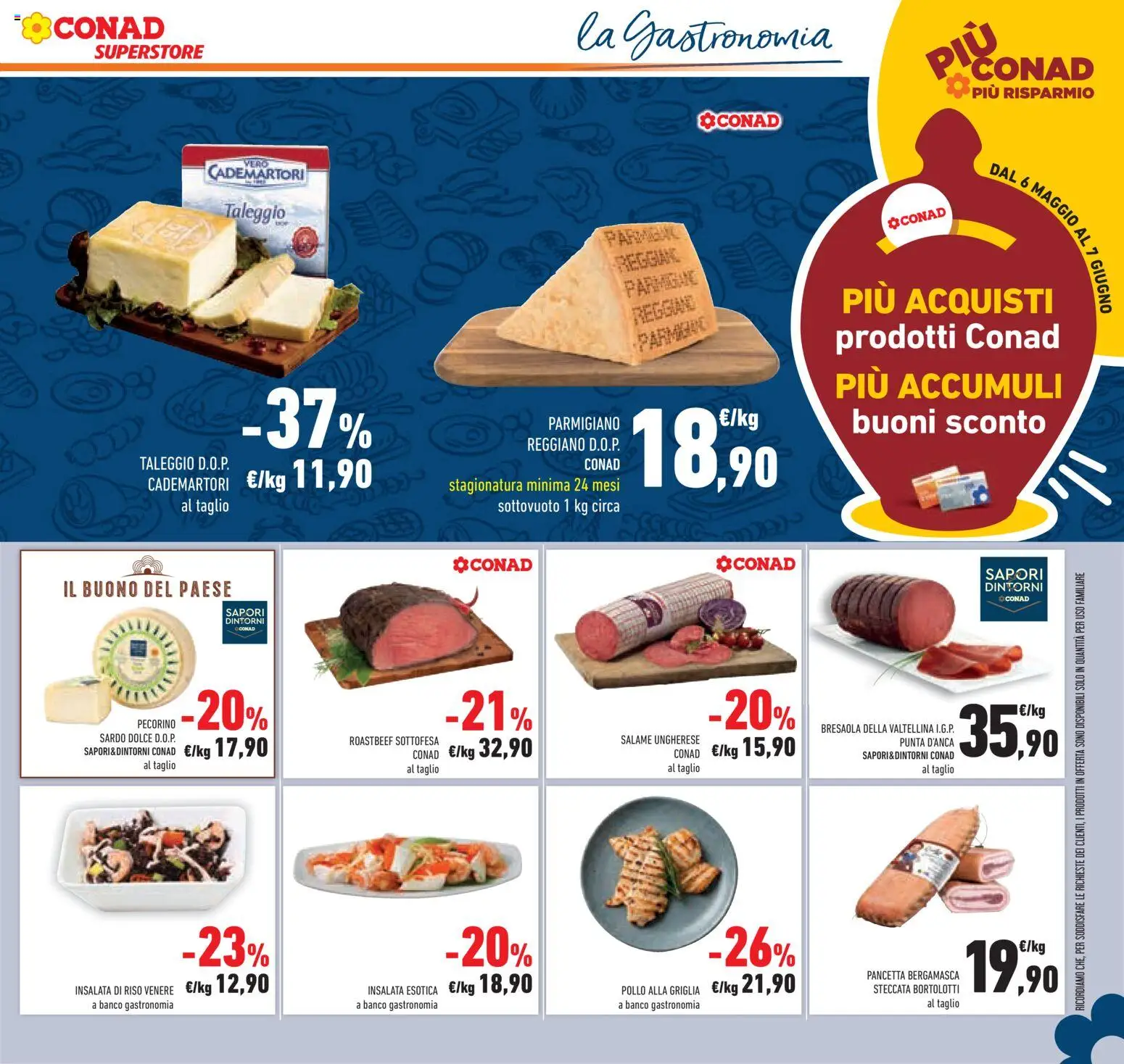 Volantino Conad del 20.05.2026 | Pagina: 23 | Prodotti: Pollo, Insalata, Griglia, Parmigiano