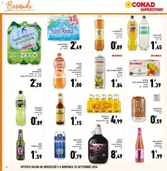 Anteprima del volantino BIBITA LURISIA chinotto/gazzosa/aranciata, BIBITA LURISIA chinotto/gazzosa/aranciata 275ml valido a partire dal 09/09/2026 | Pagina: 24 | Prodotti: Acqua, Bevande, Vino, The