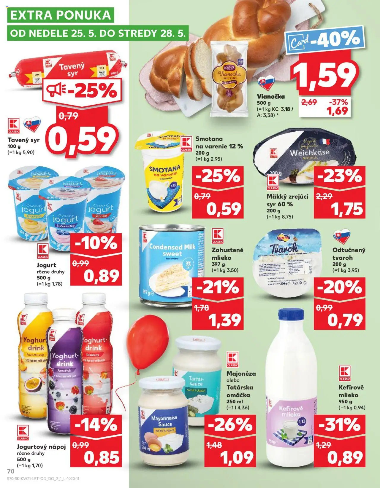 Nové Kaufland akcie – leták je platný od 22.05.2025 | Strana: 70