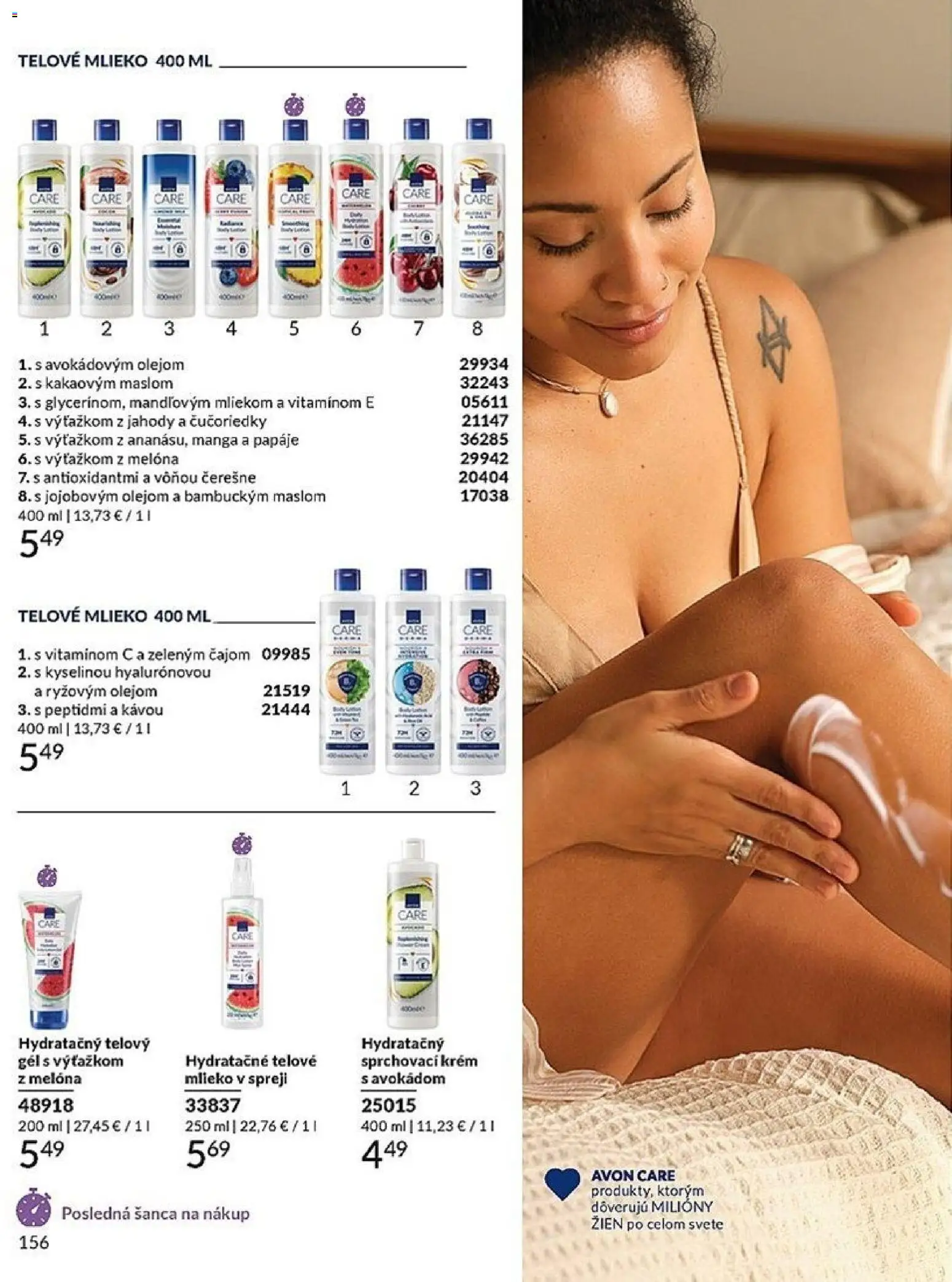 Nové Avon akcie – leták je platný od 01.06.2026 | Strana: 156