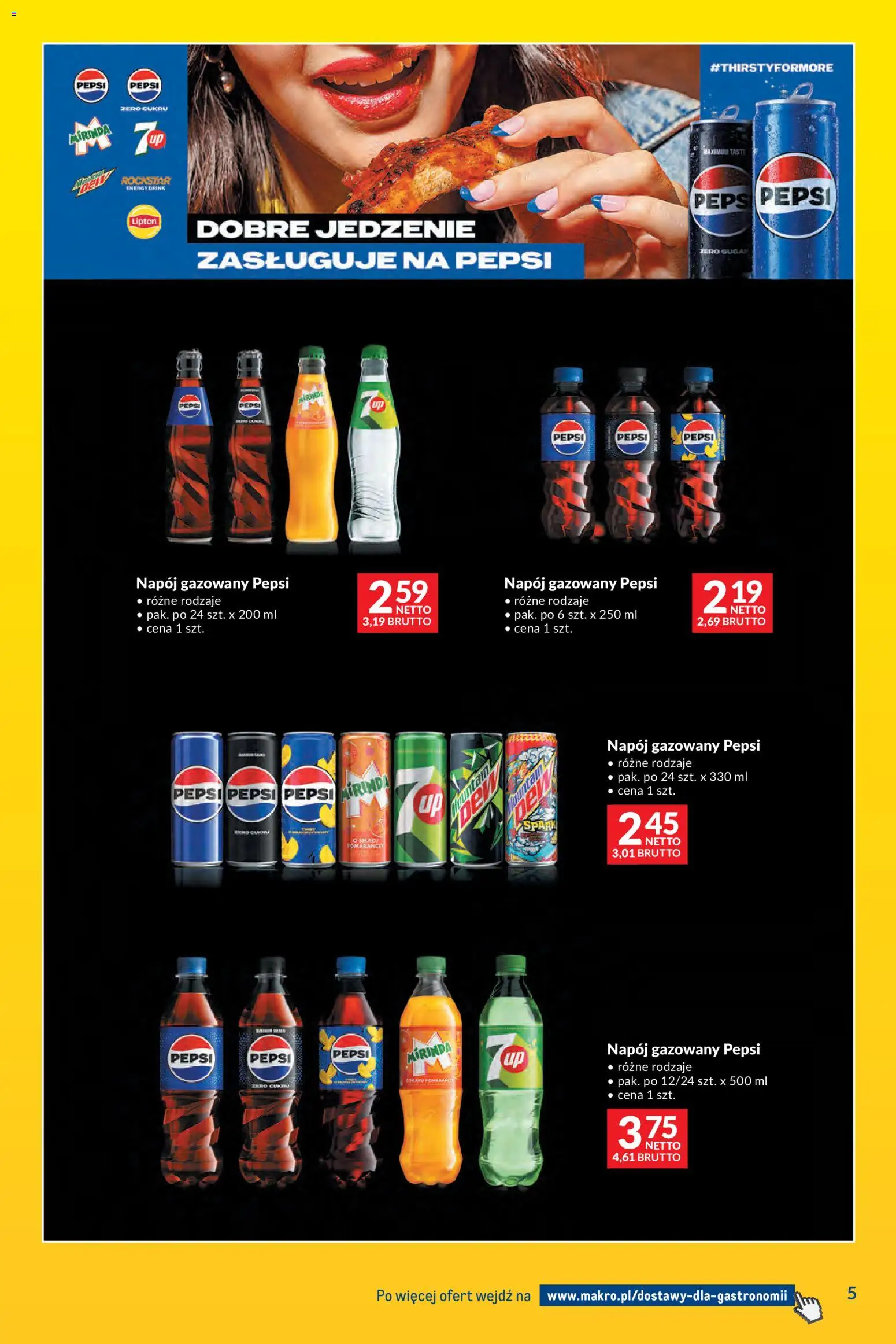 Makro gazetka - Dostawy dla gastronomii od 04.05.2026 | Strona: 5
