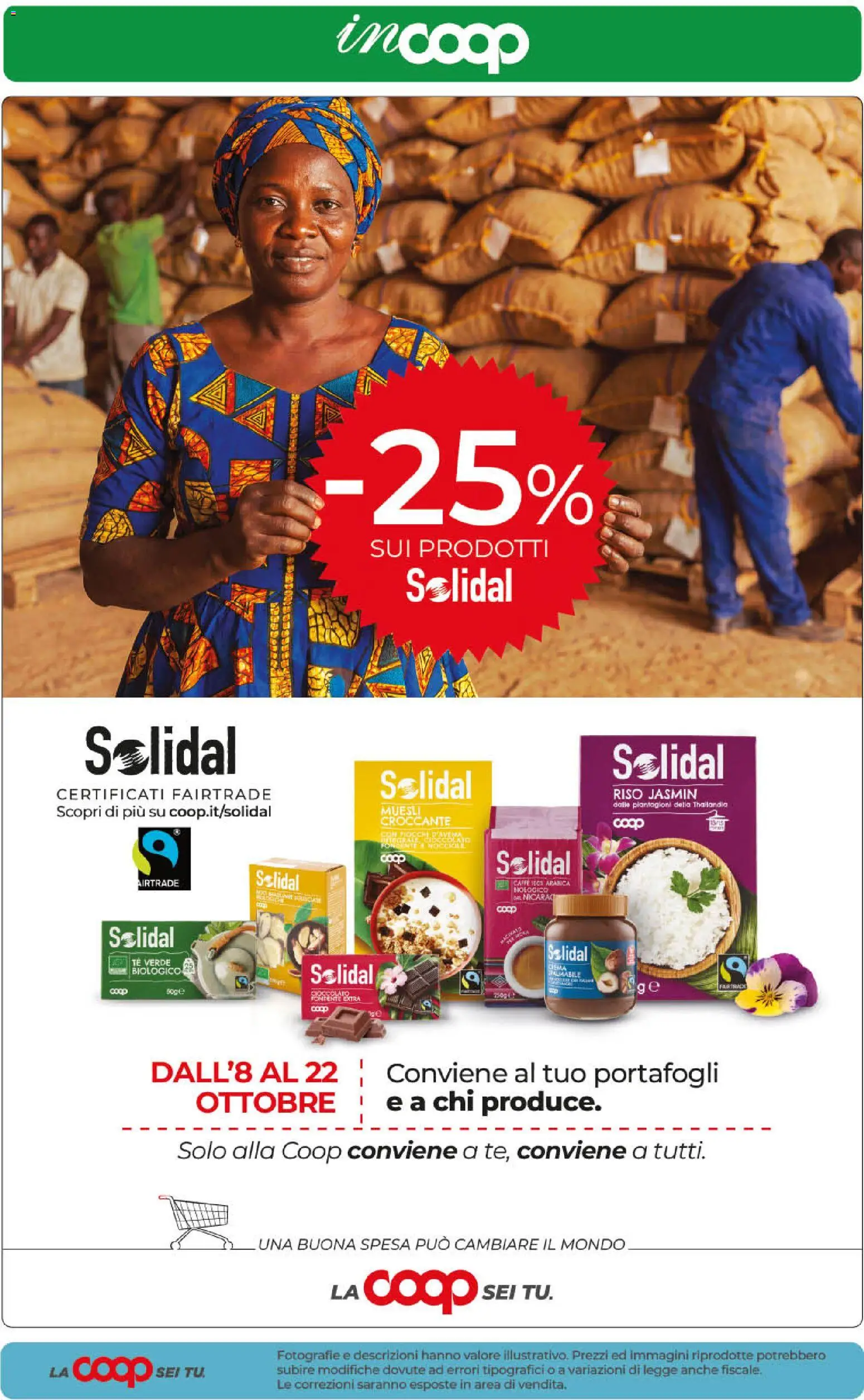 Volantino COOP del 13/10/2026 | Pagina: 20 | Prodotti: Muesli, Caffè, Cioccolato, Tè verde