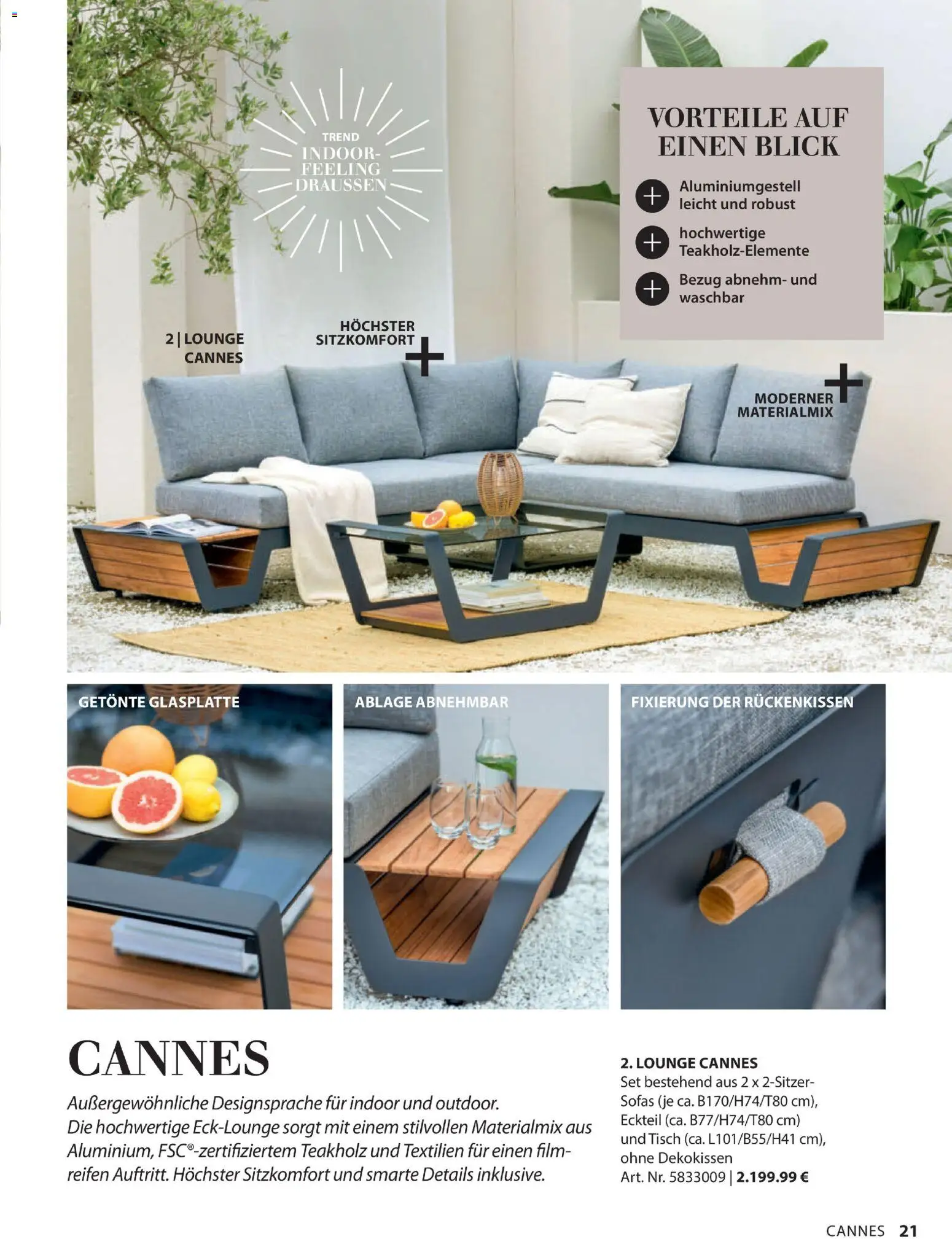 Dehner Gartenmöbel Trends 2026 – gültig ab 29.01.2026 | Seite: 21 | Produkte: Tisch