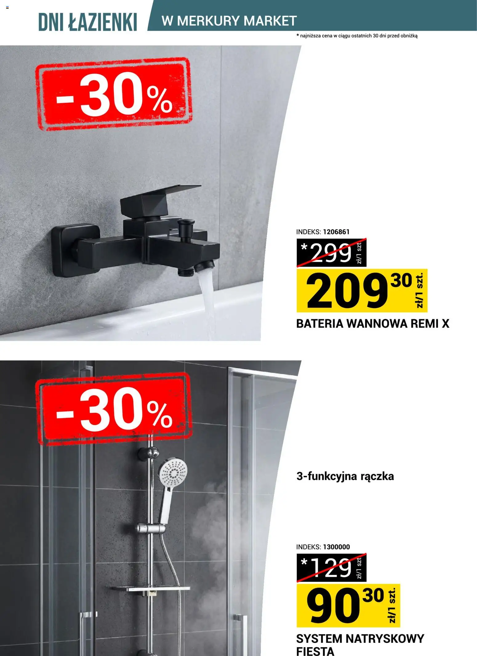 Merkury Market gazetka - Dni łazienki od 18.07.2026 | Strona: 20 | Produkty: Bateria